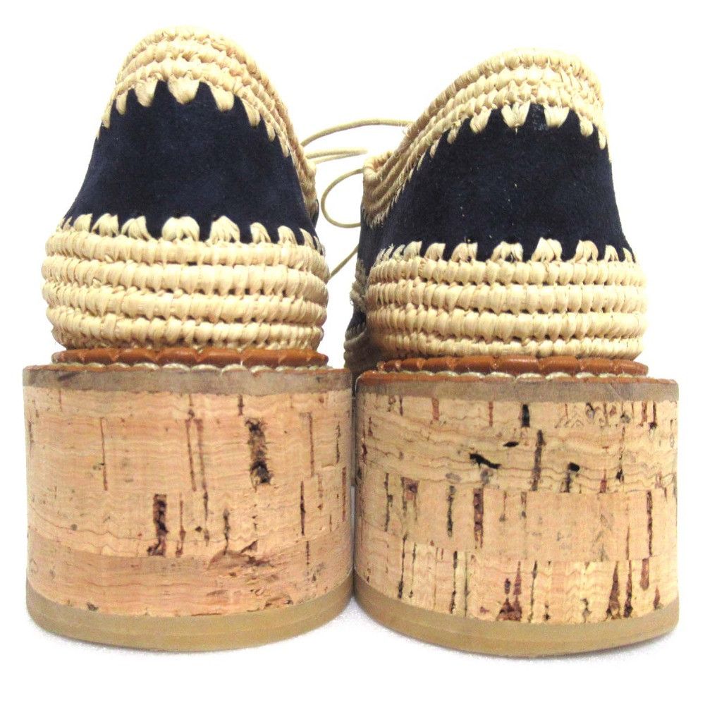Other Other Gabriela Hearst Clergerie Raffia Cork Sole Shoes Natural Material Shoes DUTY FREE for USA Size ONE SIZE - 3 Thumbnail
