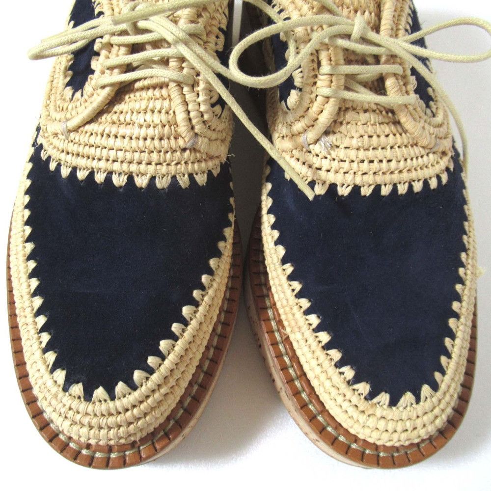 Other Other Gabriela Hearst Clergerie Raffia Cork Sole Shoes Natural Material Shoes DUTY FREE for USA Size ONE SIZE - 4 Thumbnail