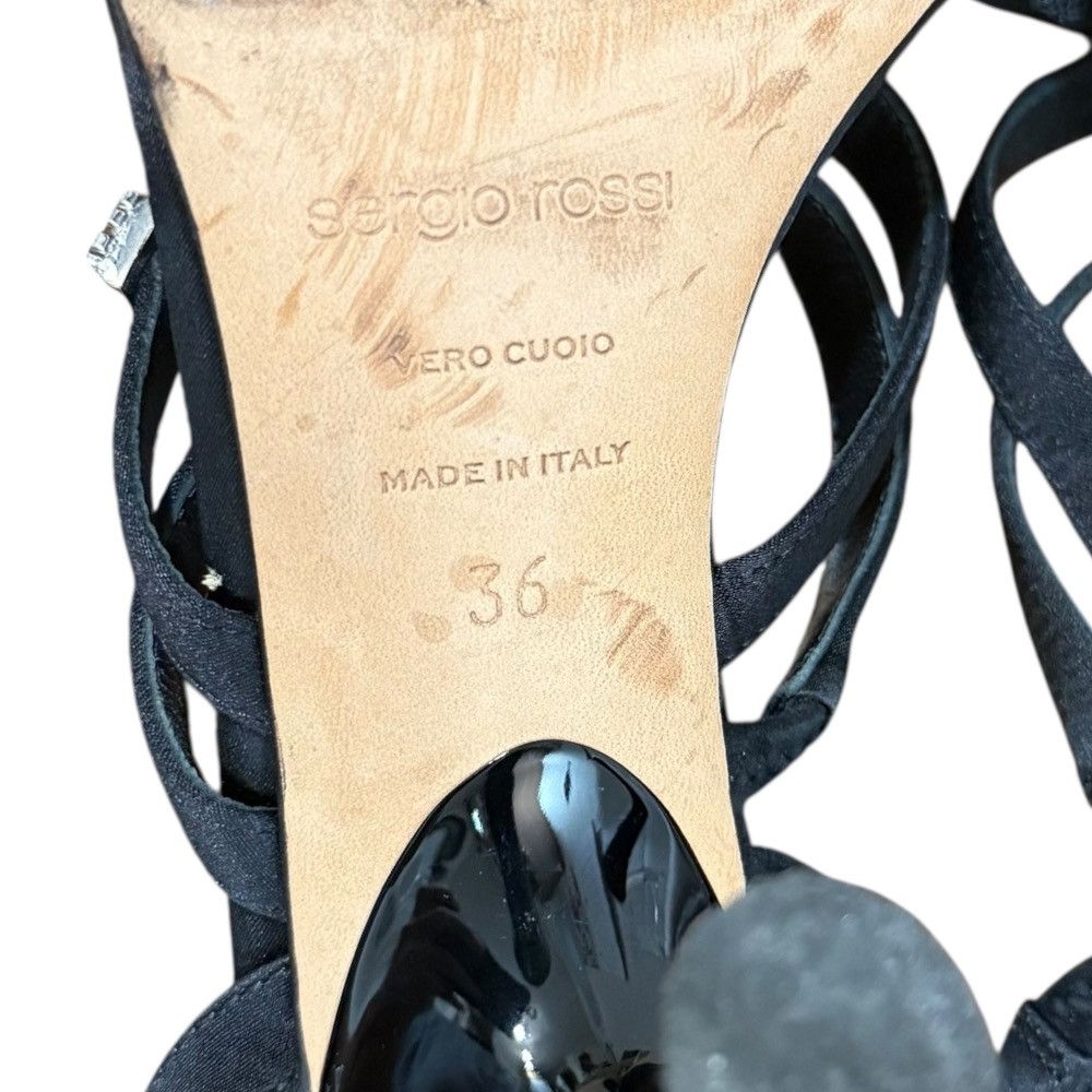 Other Other Sergio Rossi Satin High Heel Sandals Others Shoes DUTY FREE for USA Size ONE SIZE - 8 Thumbnail