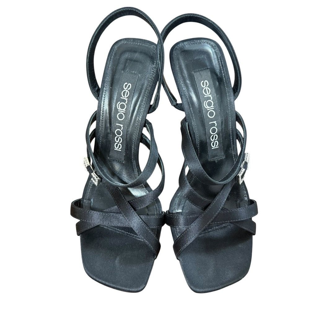 Other Other Sergio Rossi Satin High Heel Sandals Others Shoes DUTY FREE for USA Size ONE SIZE - 3 Thumbnail