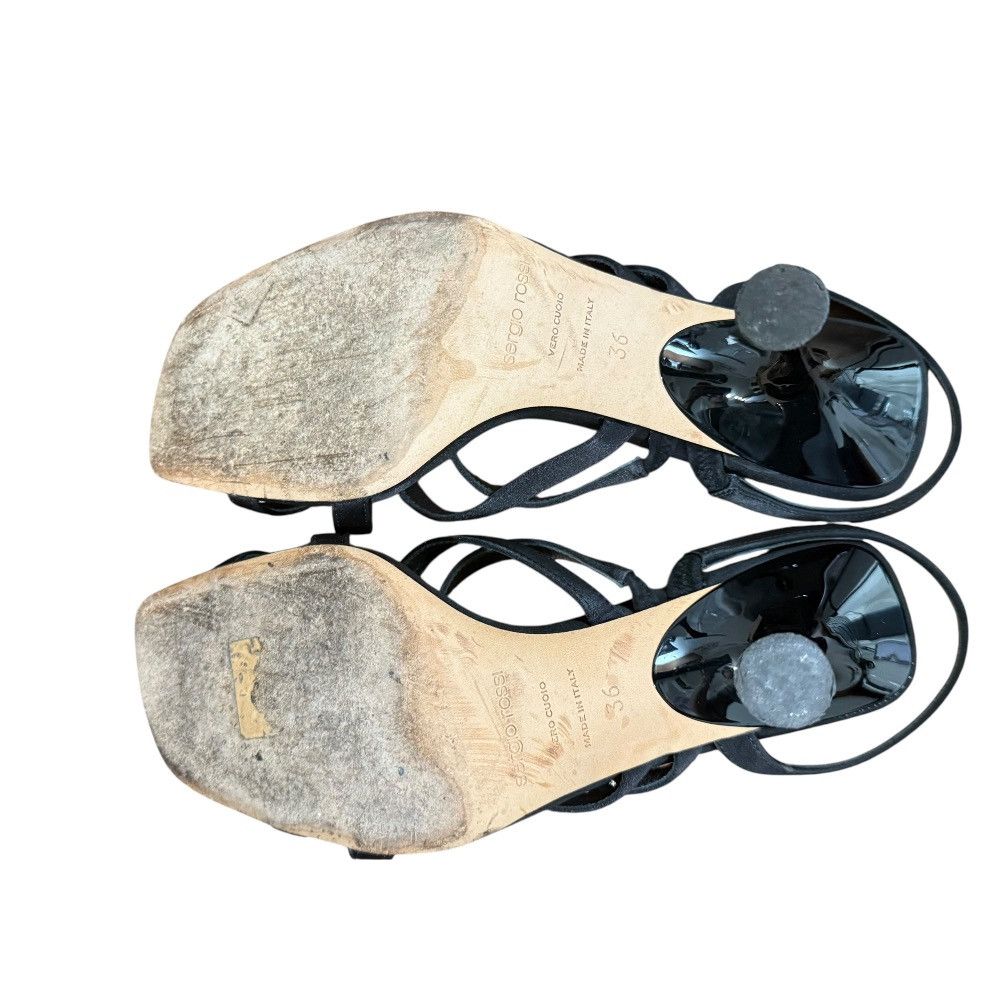Other Other Sergio Rossi Satin High Heel Sandals Others Shoes DUTY FREE for USA Size ONE SIZE - 7 Thumbnail