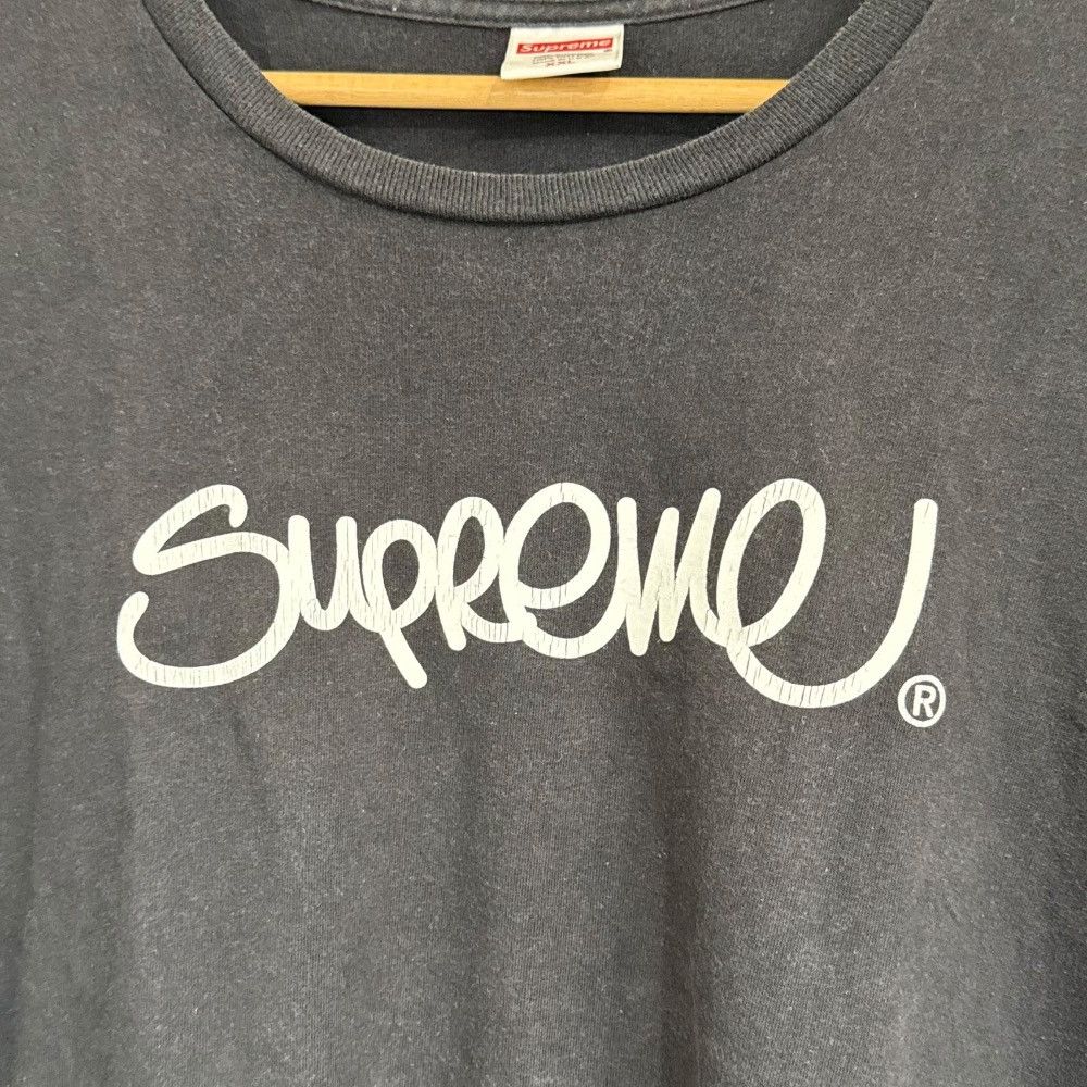 Supreme Supreme Supreme Handstyle Tee Cotton T-shirt Cotton T-Shirts DUTY FREE for USA Size ONE SIZE - 4 Thumbnail