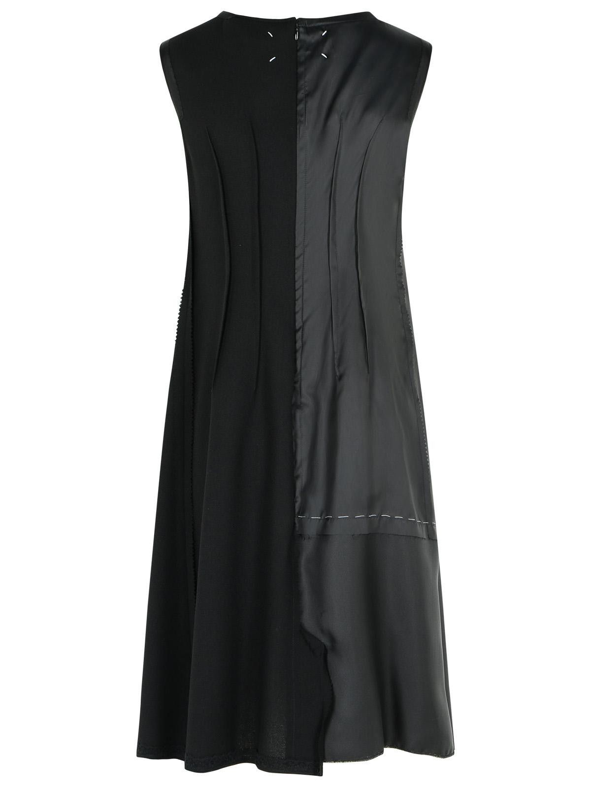 Maison Margiela MAISON MARGIELA Black Cupro Blend Dress Size XS / US 0-2 / IT 36-38 - 3 Thumbnail