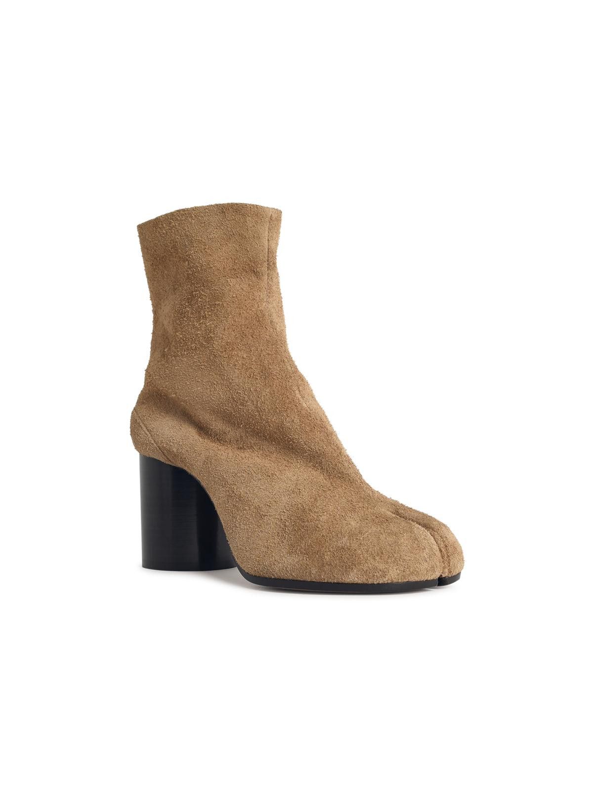 Maison Margiela MAISON MARGIELA Camel Suede Tabi Ankle Boots Size US 11 / IT 41 - 2 Thumbnail