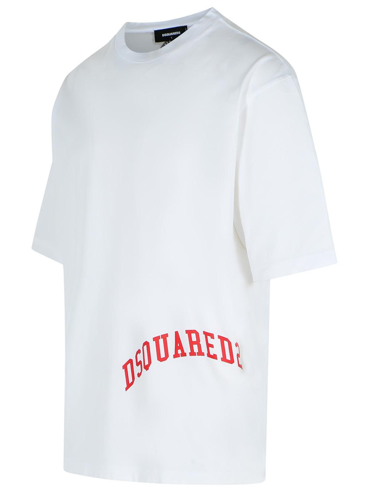 Dsquared2 DSQUARED2 White Cotton T-Shirt Size US XL / EU 56 / 4 - 2 Thumbnail
