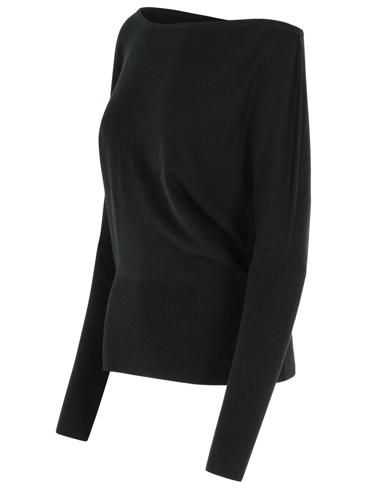 Simkhai SIMKHAI 'Lavina' Black Wool Blend Sweater Size L / US 10 / IT 46 - 2 Thumbnail
