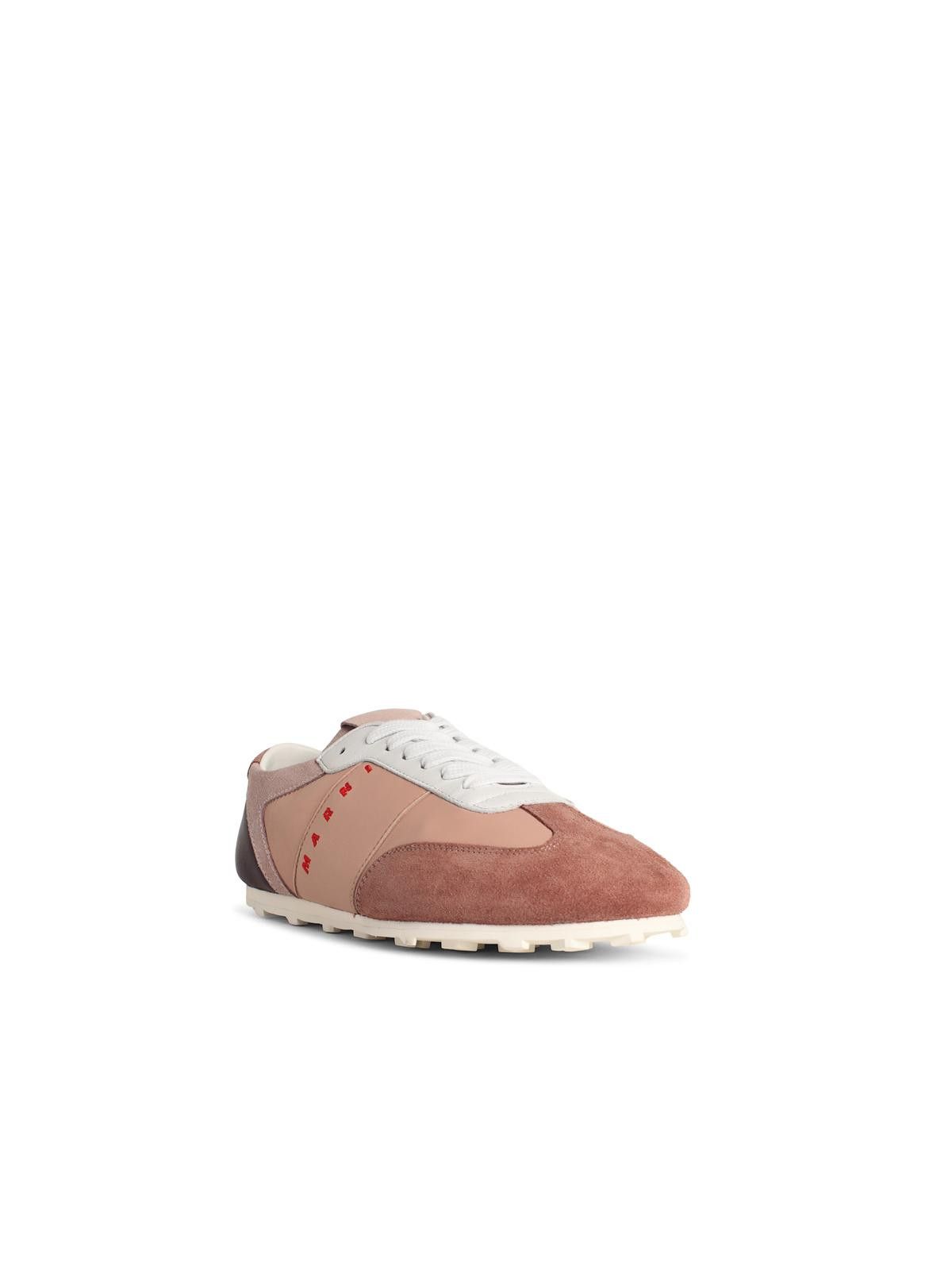 Marni MARNI 'Softy Soccer' Pink Leather Sneakers Size US 6 / IT 36 - 2 Thumbnail