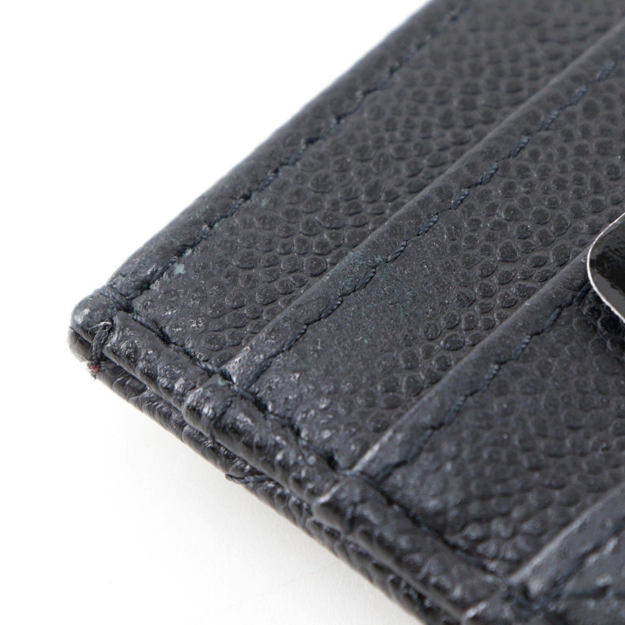 Chanel CHANEL Matelasse Card Case with Coco Mark AP3595 in Cabin Skin, Black, Women's Size ONE SIZE - 7 Thumbnail