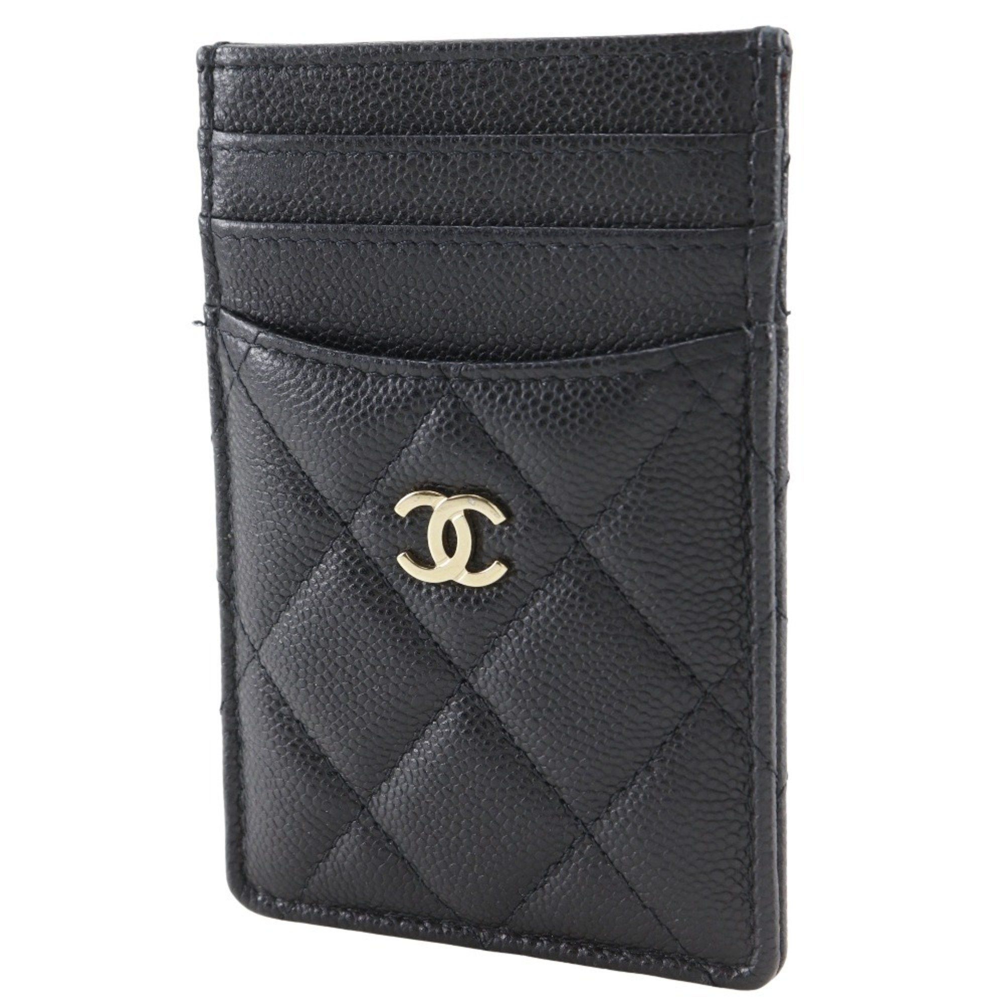 Chanel CHANEL Matelasse Card Case with Coco Mark AP3595 in Cabin Skin, Black, Women's Size ONE SIZE - 2 Thumbnail