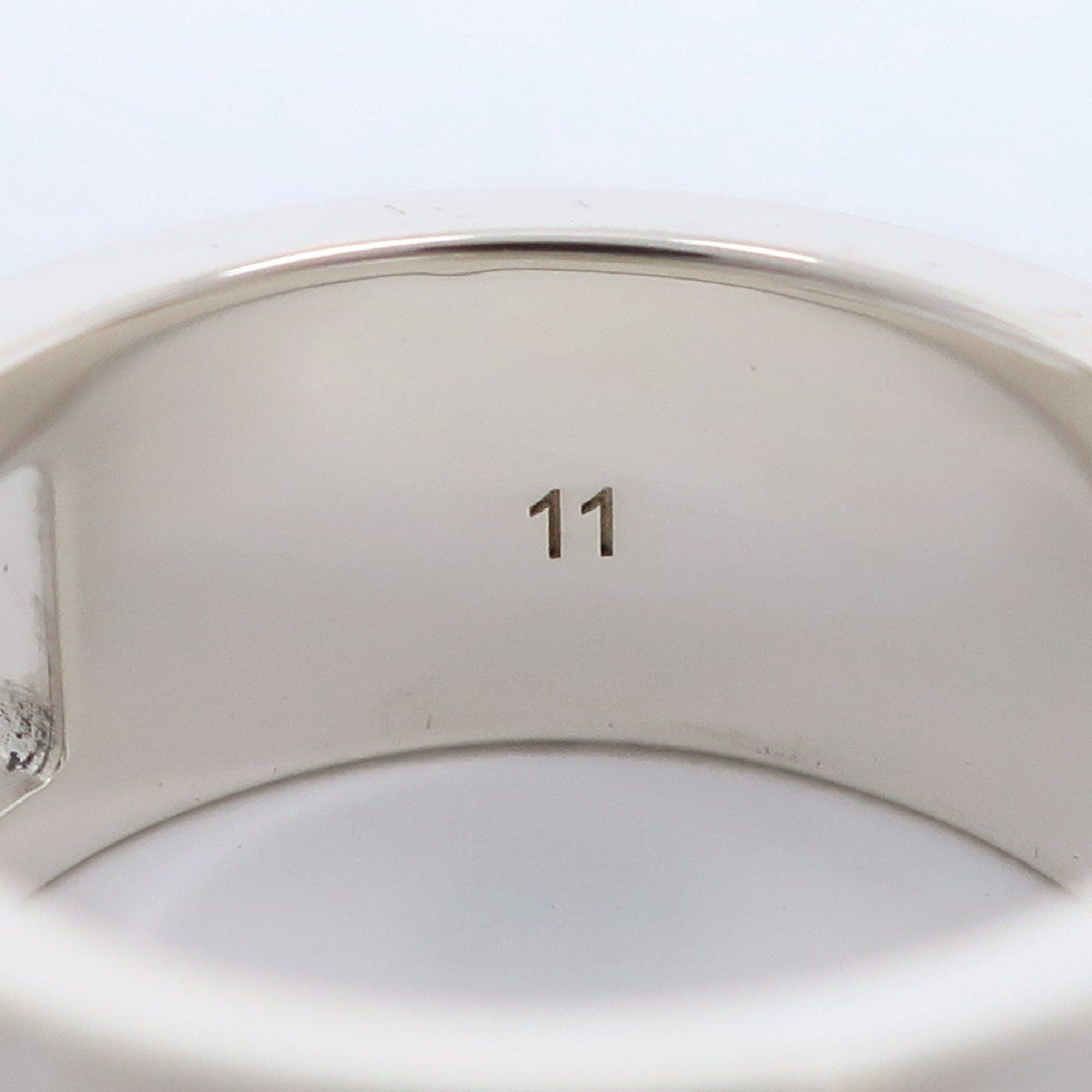 Gucci Gucci Branded G Ring, Size 10, Sterling Silver, Approx. 7.1g, Women's Size ONE SIZE - 5 Thumbnail