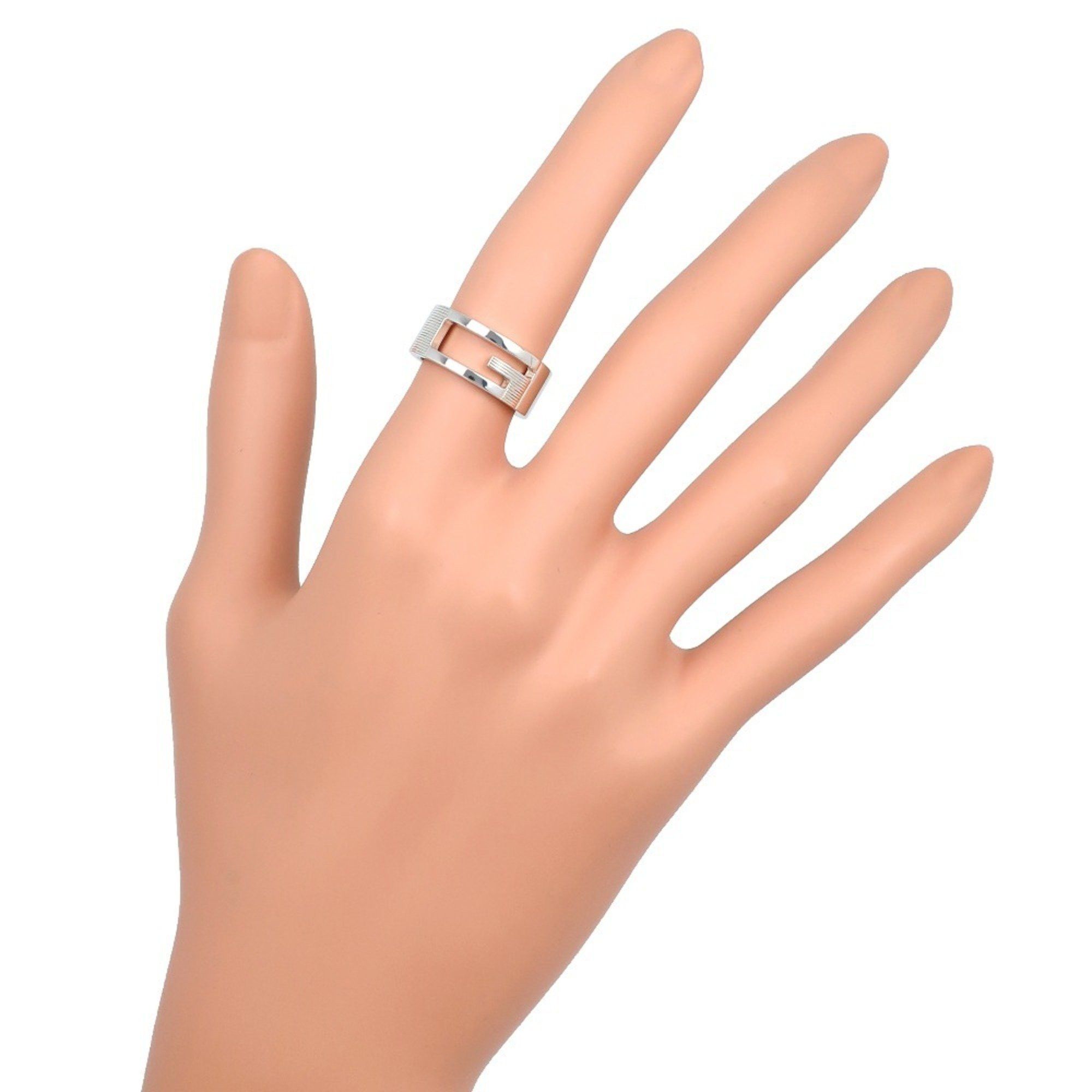 Gucci Gucci Branded G Ring, Size 10, Sterling Silver, Approx. 7.1g, Women's Size ONE SIZE - 2 Thumbnail