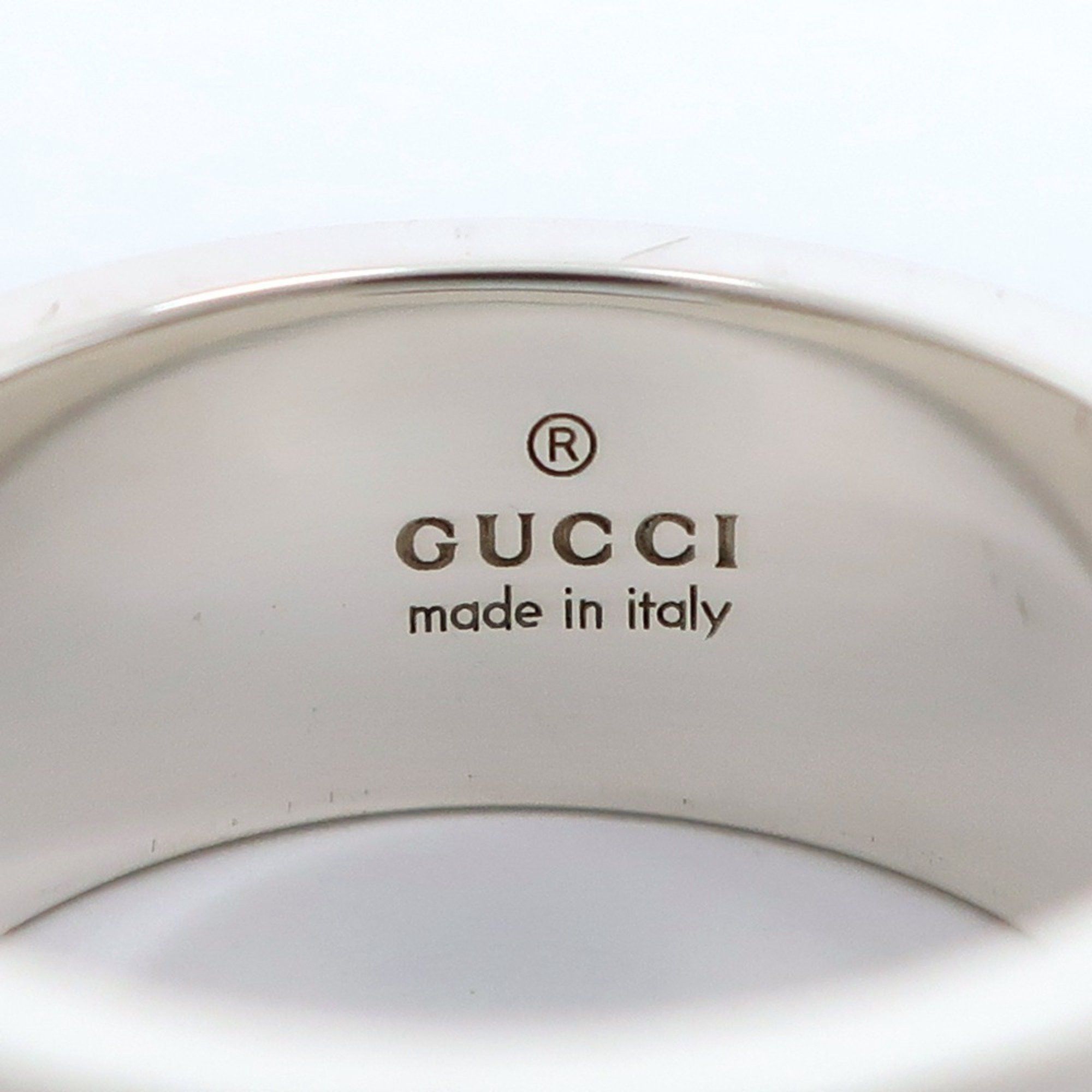 Gucci Gucci Branded G Ring, Size 10, Sterling Silver, Approx. 7.1g, Women's Size ONE SIZE - 4 Thumbnail