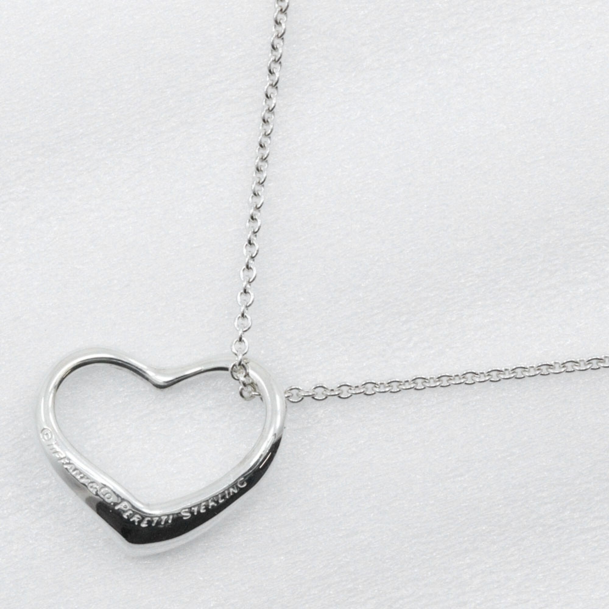Tiffany Elsa Peretti Heart Necklace, 925 Sterling Silver