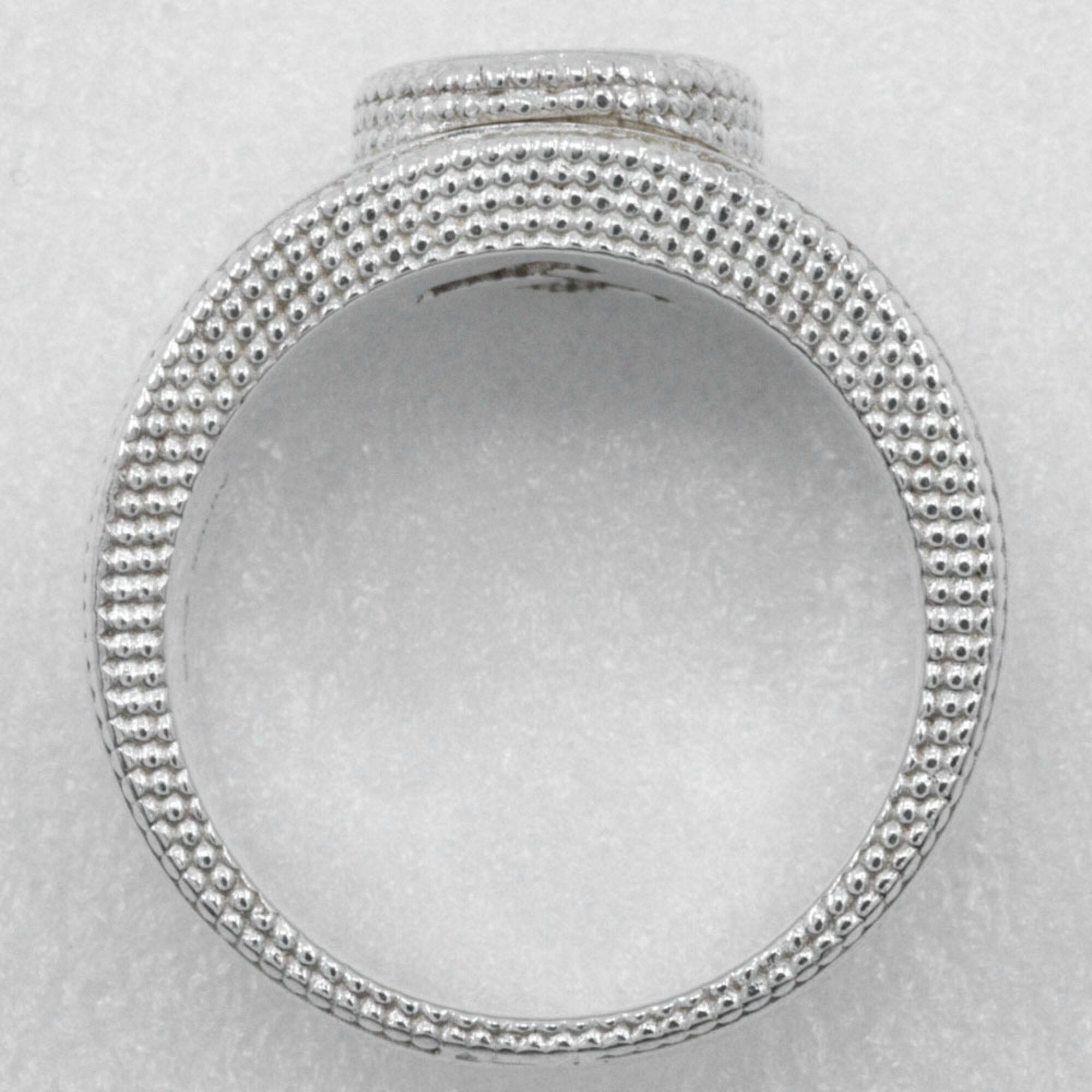 Gucci Gucci Interlocking G Ring, Size 9.5, Sterling Silver, Approx. 8.5g, Women's Size ONE SIZE - 3 Thumbnail
