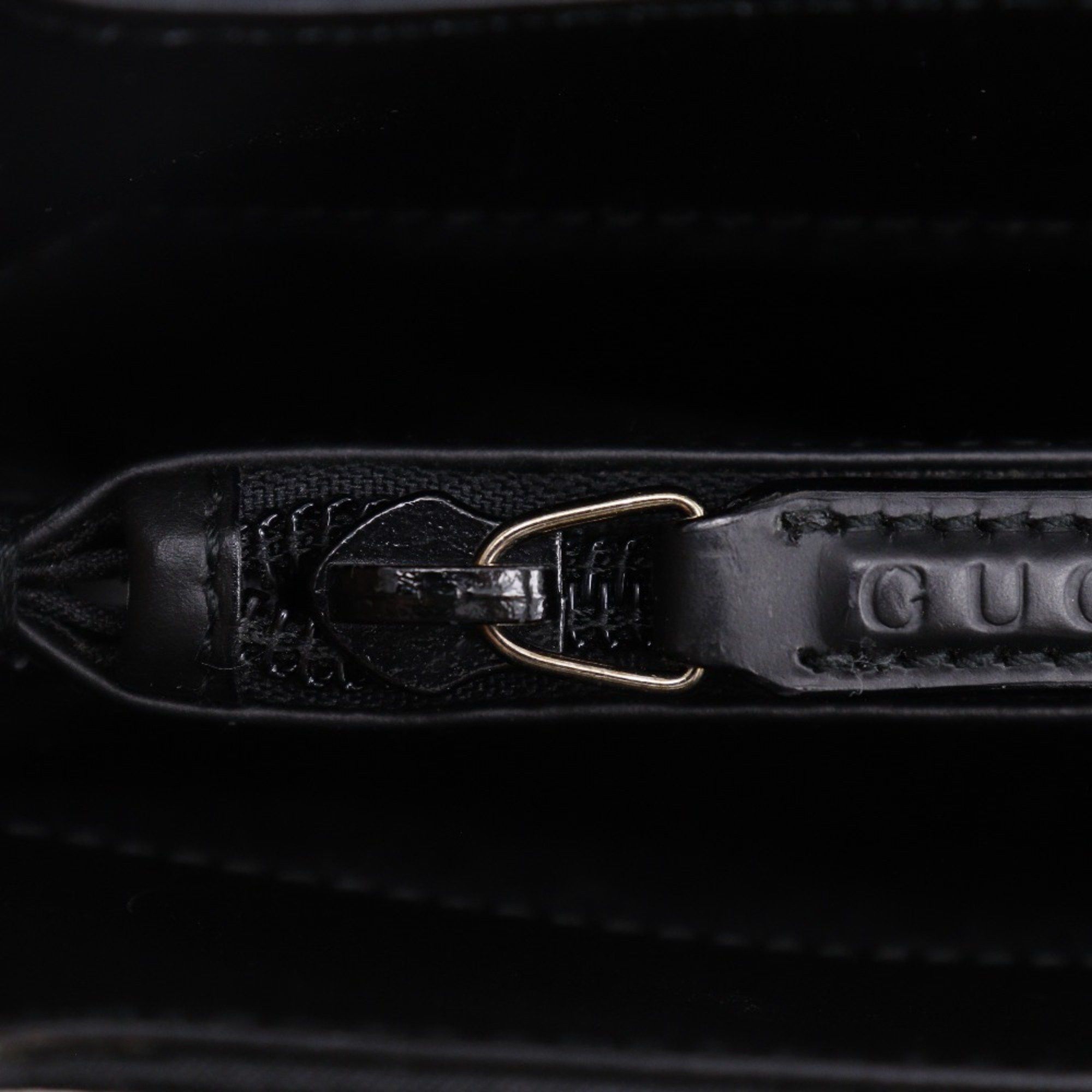 Gucci Gucci GG Tote Bag 001.3068 Satin Black A5 Type Women's Size ONE SIZE - 15 Thumbnail