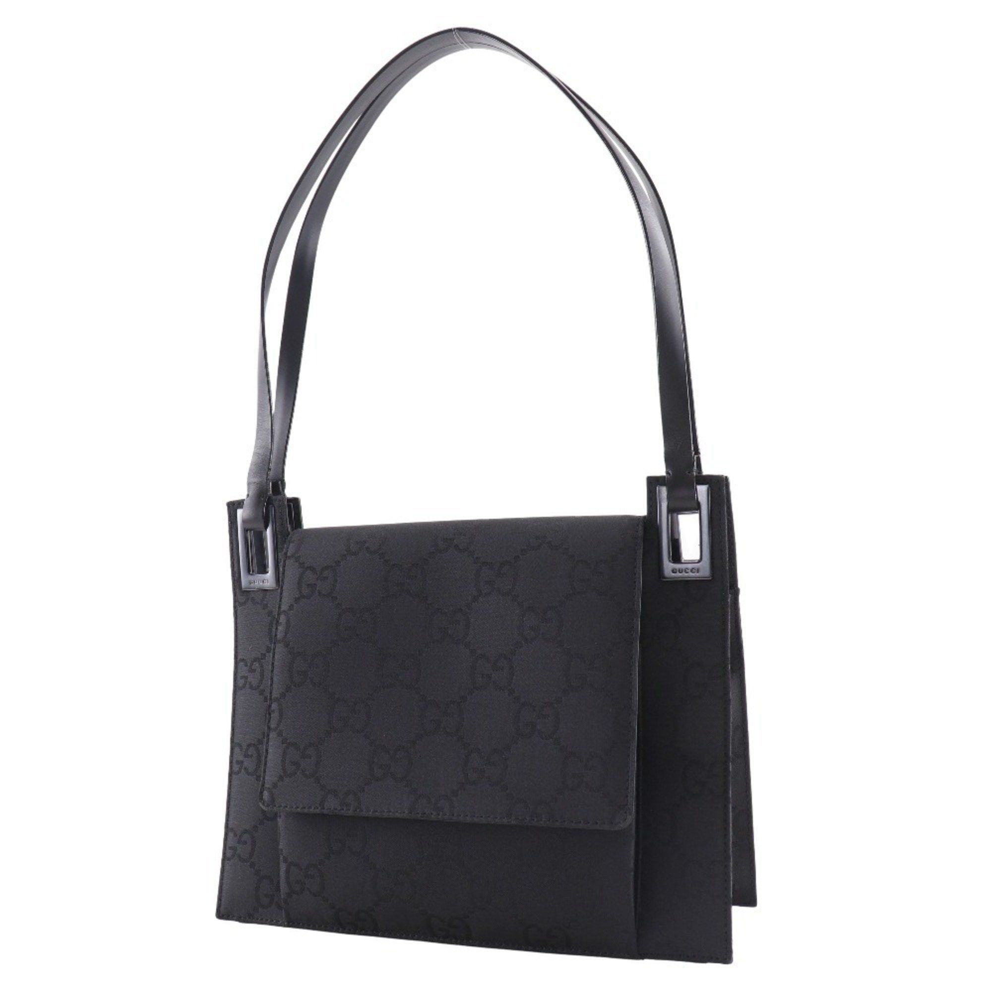 Gucci Gucci GG Tote Bag 001.3068 Satin Black A5 Type Women's Size ONE SIZE - 2 Thumbnail