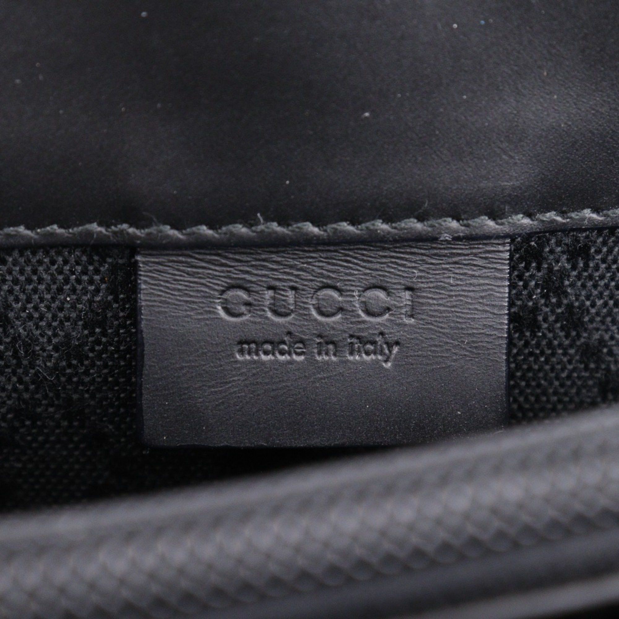 Gucci Gucci GG Tote Bag 001.3068 Satin Black A5 Type Women's Size ONE SIZE - 19 Thumbnail