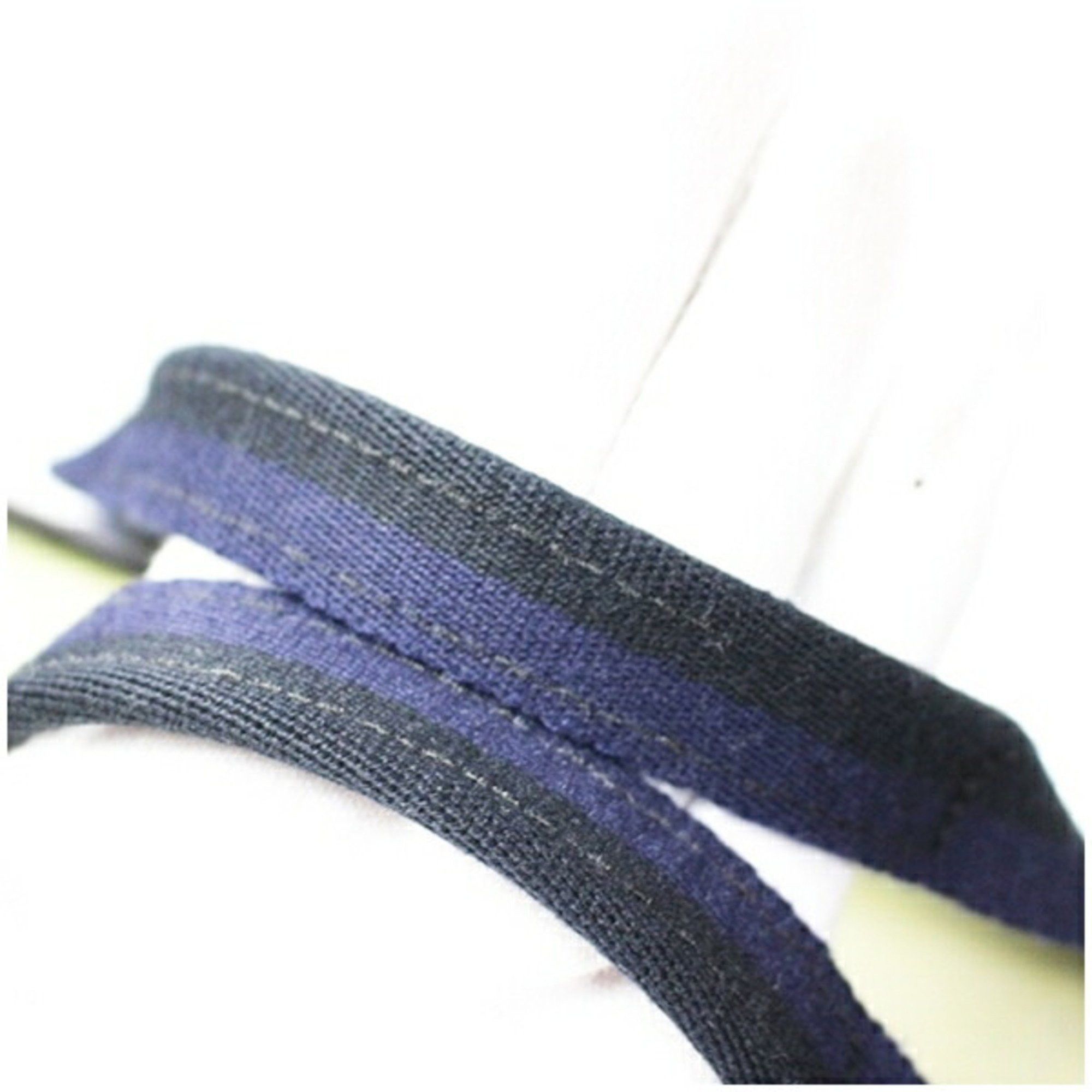 Hermes Hermes Hermès Foul Tou MM Canvas Tote Bag, Navy x Black Two-Tone, for Men and Women Size ONE SIZE - 8 Thumbnail