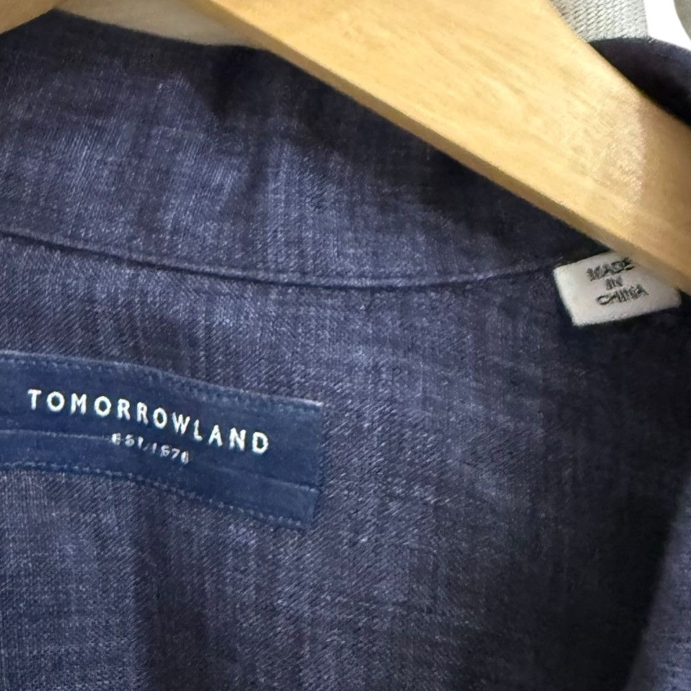 Other Other TOMORROWLAND Linen Long Sleeve Shirt Natural Material Dress Shirt DUTY FREE for USA Size ONE SIZE - 4 Thumbnail