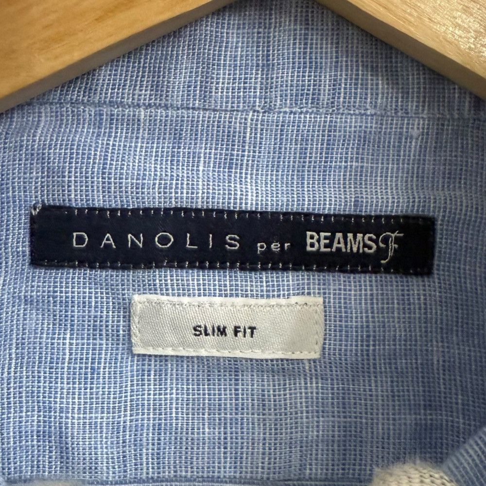 Other Other DANOLIS Linen Long Sleeve Shirt Natural Material Dress Shirt DUTY FREE for USA Size ONE SIZE - 4 Thumbnail
