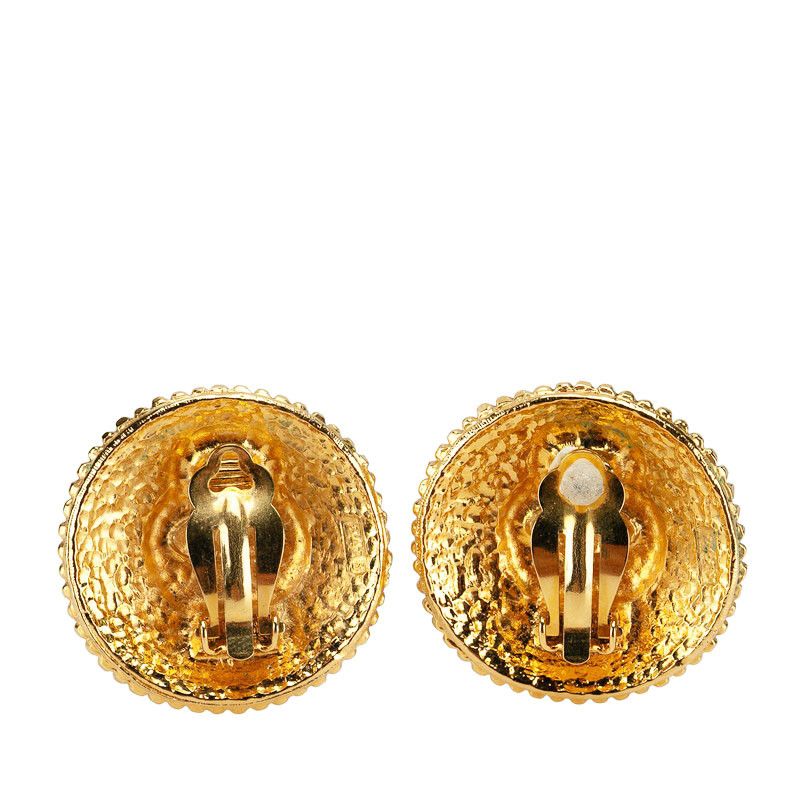 Chanel Chanel Chanel Coco Mark Round Earrings Metal Earrings DUTY FREE for USA Size ONE SIZE - 2 Thumbnail