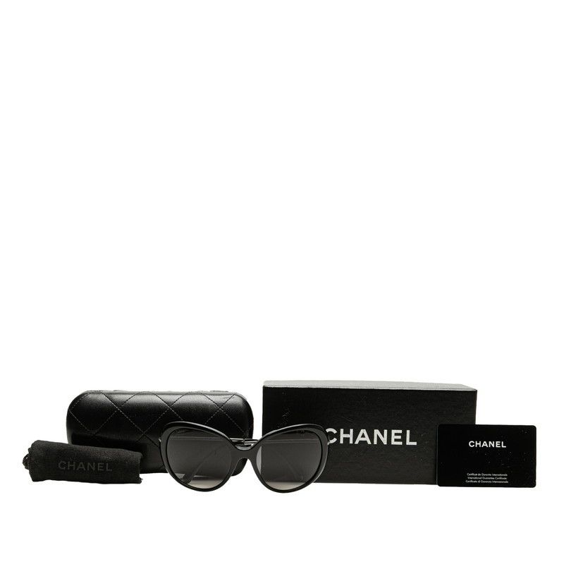 Chanel Chanel Chanel Coco Mark Sunglasses Plastic Sunglasses 5293-B-A DUTY FREE for USA Size ONE SIZE - 8 Thumbnail