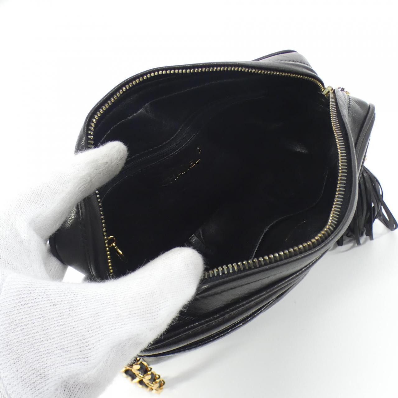 Chanel Chanel Chanel Lambskin Shoulder Bag Leather Shoulder Bag DUTY FREE for USA Size ONE SIZE - 9 Thumbnail