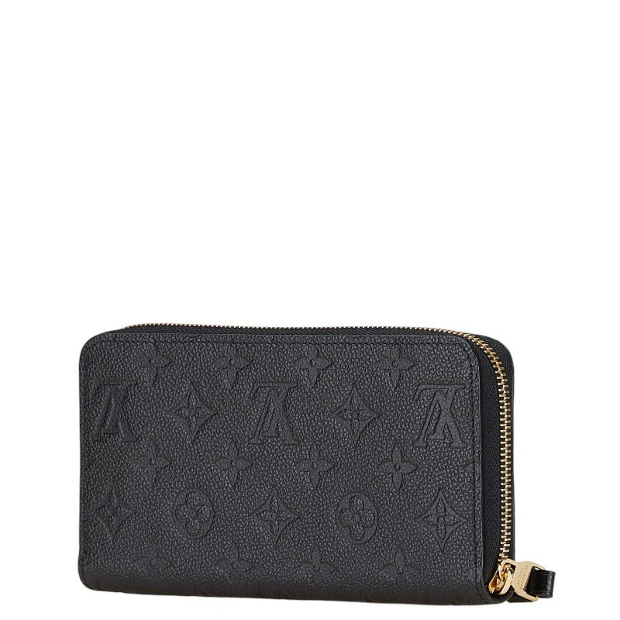 Louis Vuitton Monogram Empreinte Zippy Wallet, Round Zipper Long