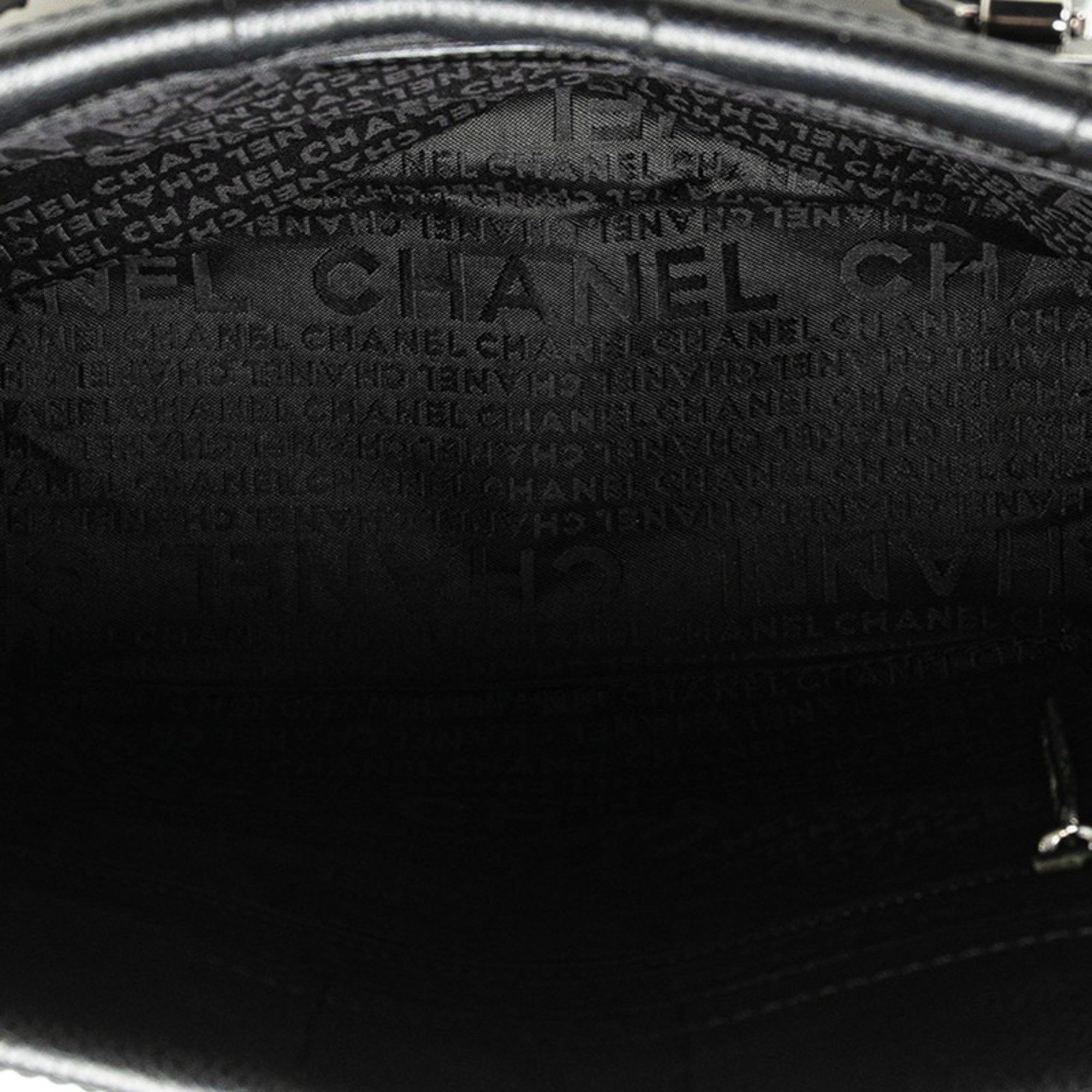 Chanel CHANEL Chocobar Coco Mark Tote Bag in Black Caviar Skin for Women Size ONE SIZE - 5 Thumbnail