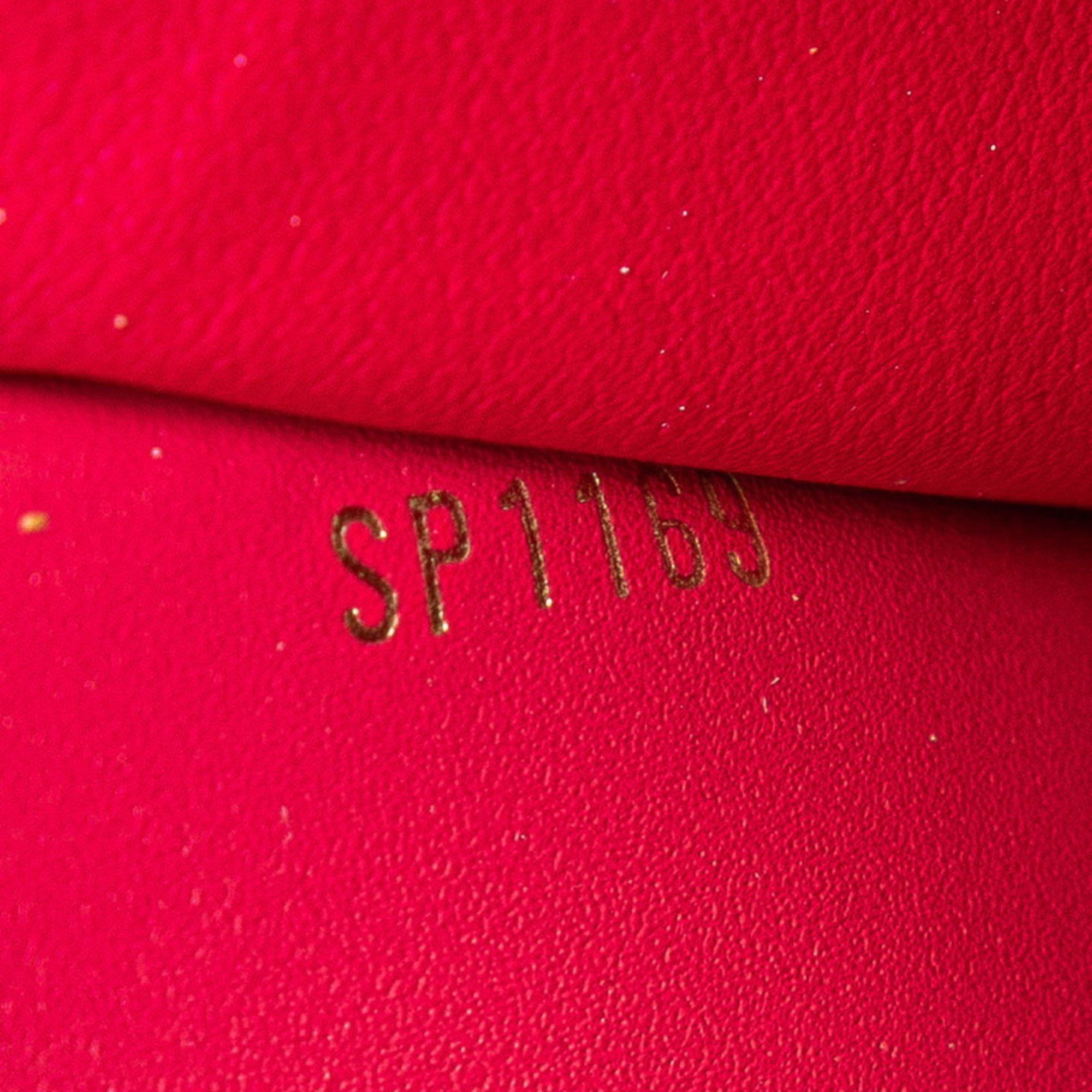 Louis Vuitton Louis Vuitton Monogram Portefeuille Floral Chain Wallet Shoulder Bag M69578 Fuchsia Brown PVC Leather Women's LOUIS VUITTON Size ONE SIZE - 10 Thumbnail