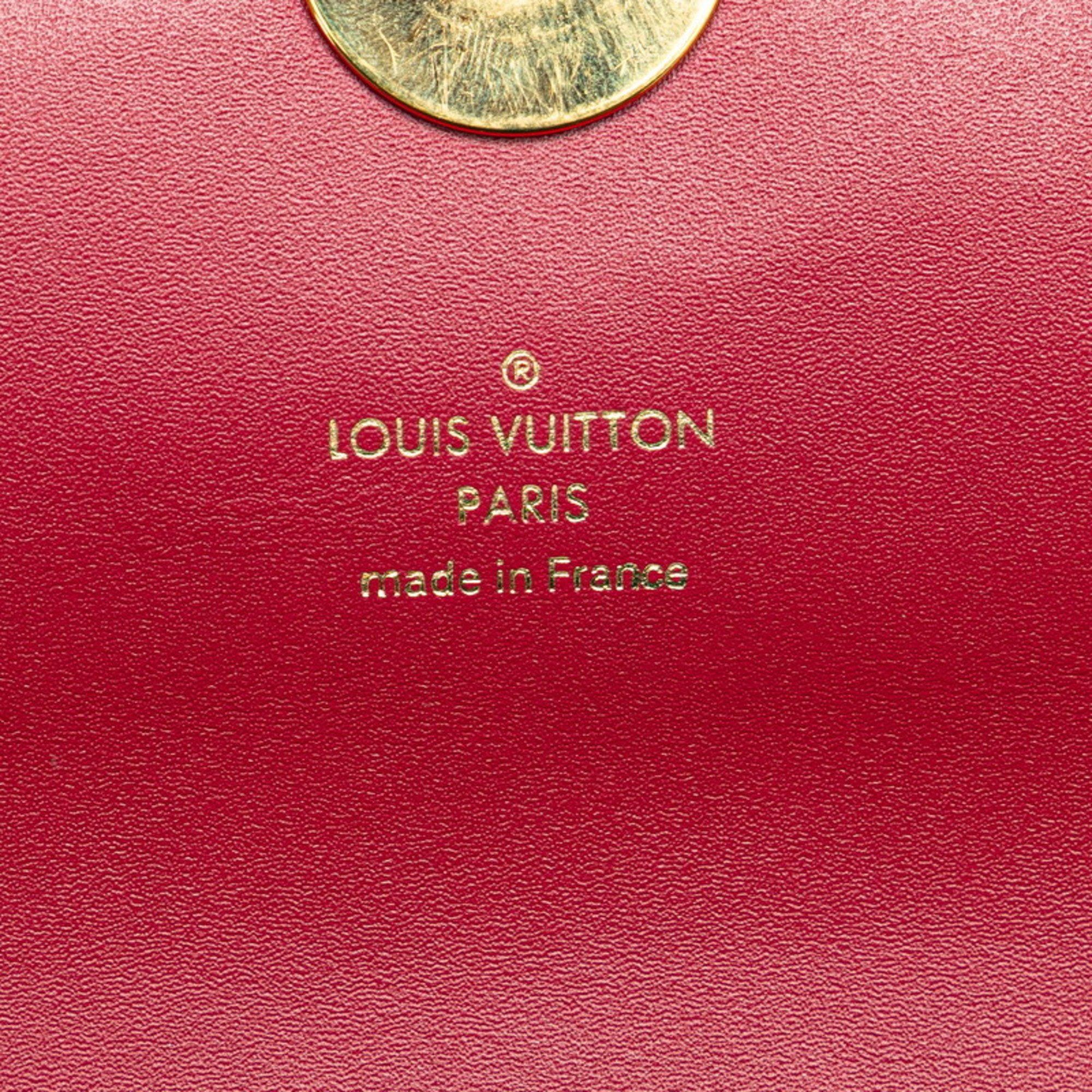 Louis Vuitton Louis Vuitton Monogram Portefeuille Floral Chain Wallet Shoulder Bag M69578 Fuchsia Brown PVC Leather Women's LOUIS VUITTON Size ONE SIZE - 9 Thumbnail