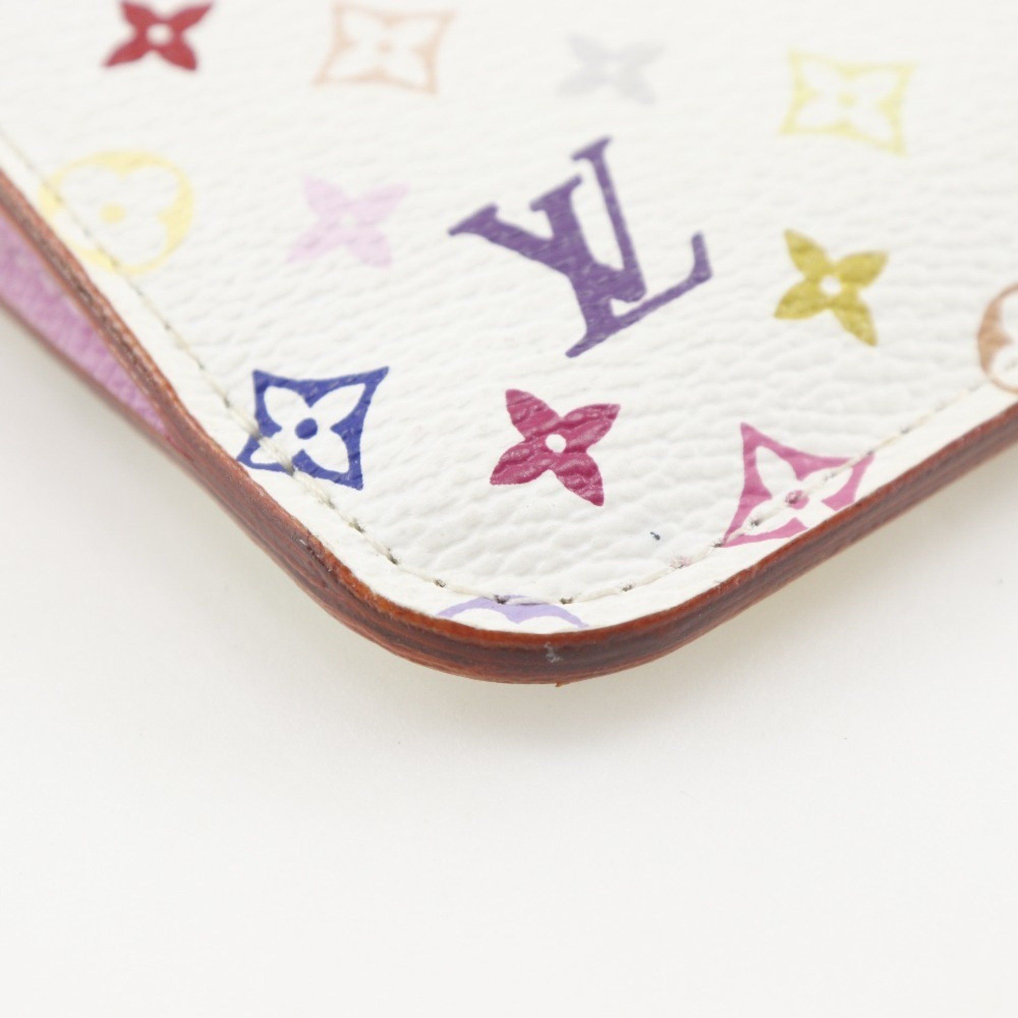 Louis Vuitton Louis Vuitton Pochette Cree Coin Case M93734 Monogram Multicolore 2009 White C019 Women's S182925869 Size ONE SIZE - 4 Thumbnail