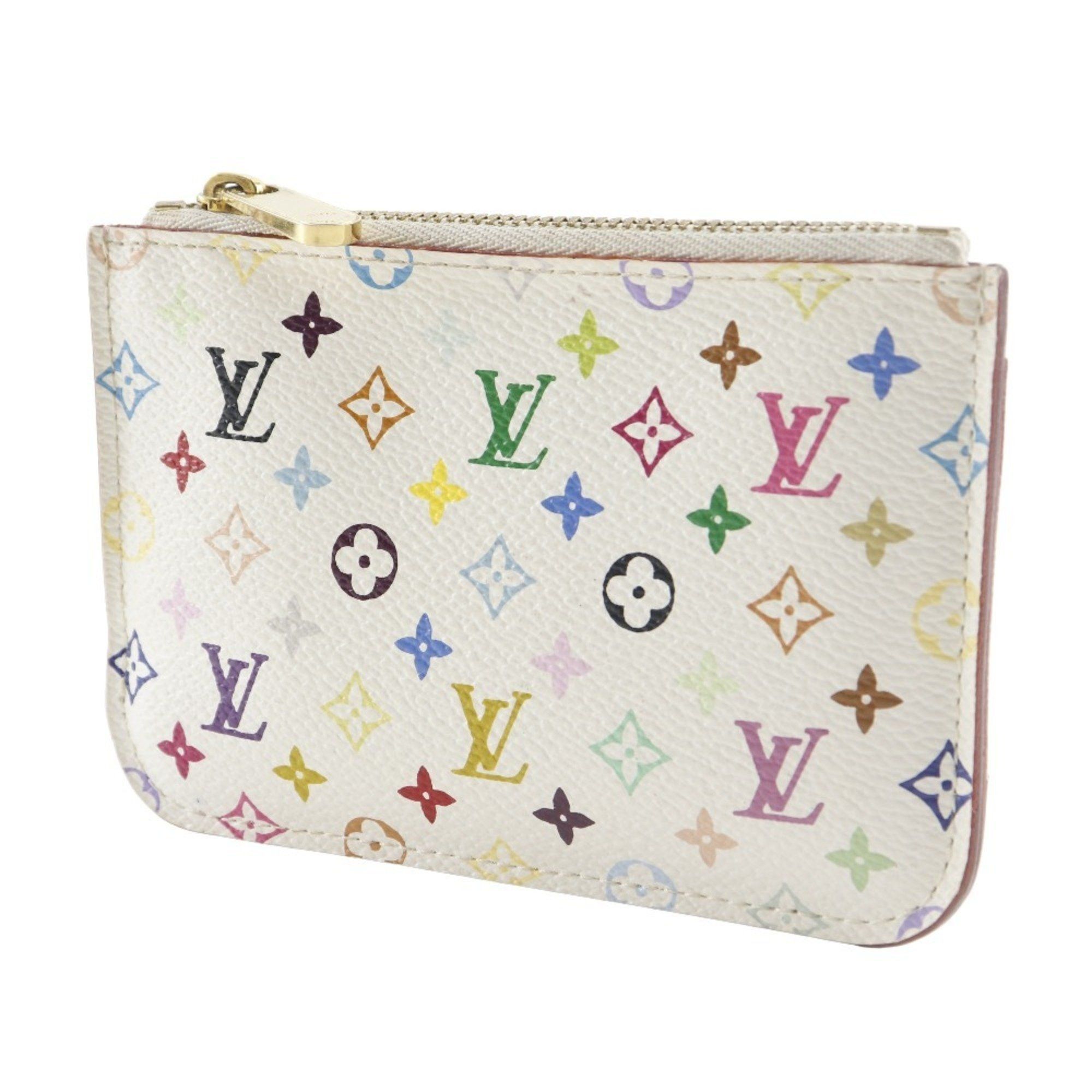 Louis Vuitton Louis Vuitton Pochette Cree Coin Case M93734 Monogram Multicolore 2009 White C019 Women's S182925869 Size ONE SIZE - 2 Thumbnail