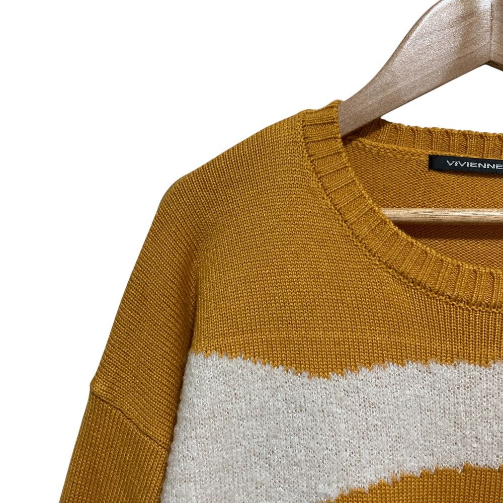 Other Other VIVIENNE TAM WHITE LINE CASUAL PANDA INTARSIA Sweater Others Tops DUTY FREE for USA Size ONE SIZE - 2 Thumbnail
