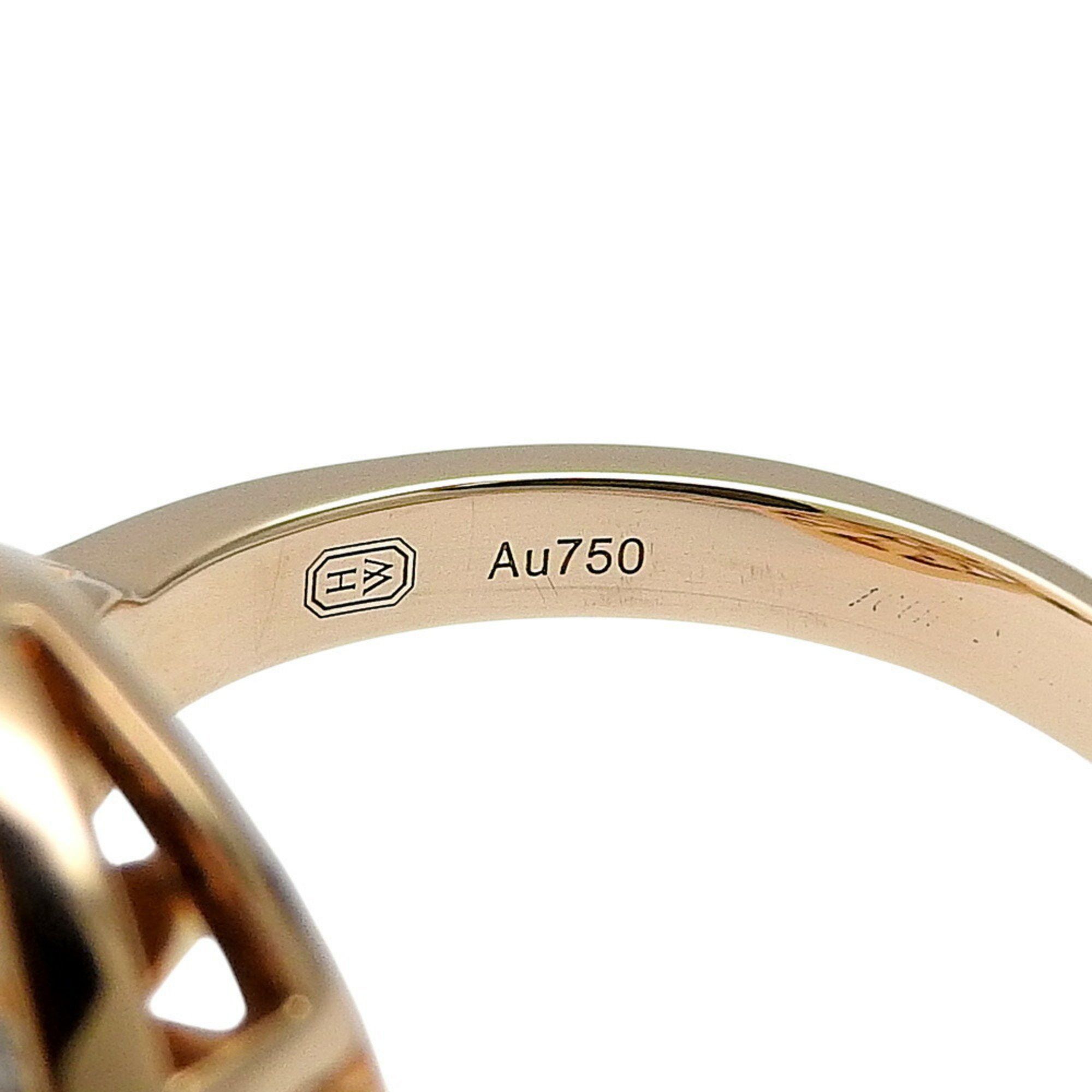 Harry Winston Harry Winston, Winston Gate, size 7.5, Rosette Circle Ring, FRDRRD1MWG, 18K Yellow Gold with Diamonds, approximately 6.7g, Women's Size ONE SIZE - 4 Thumbnail