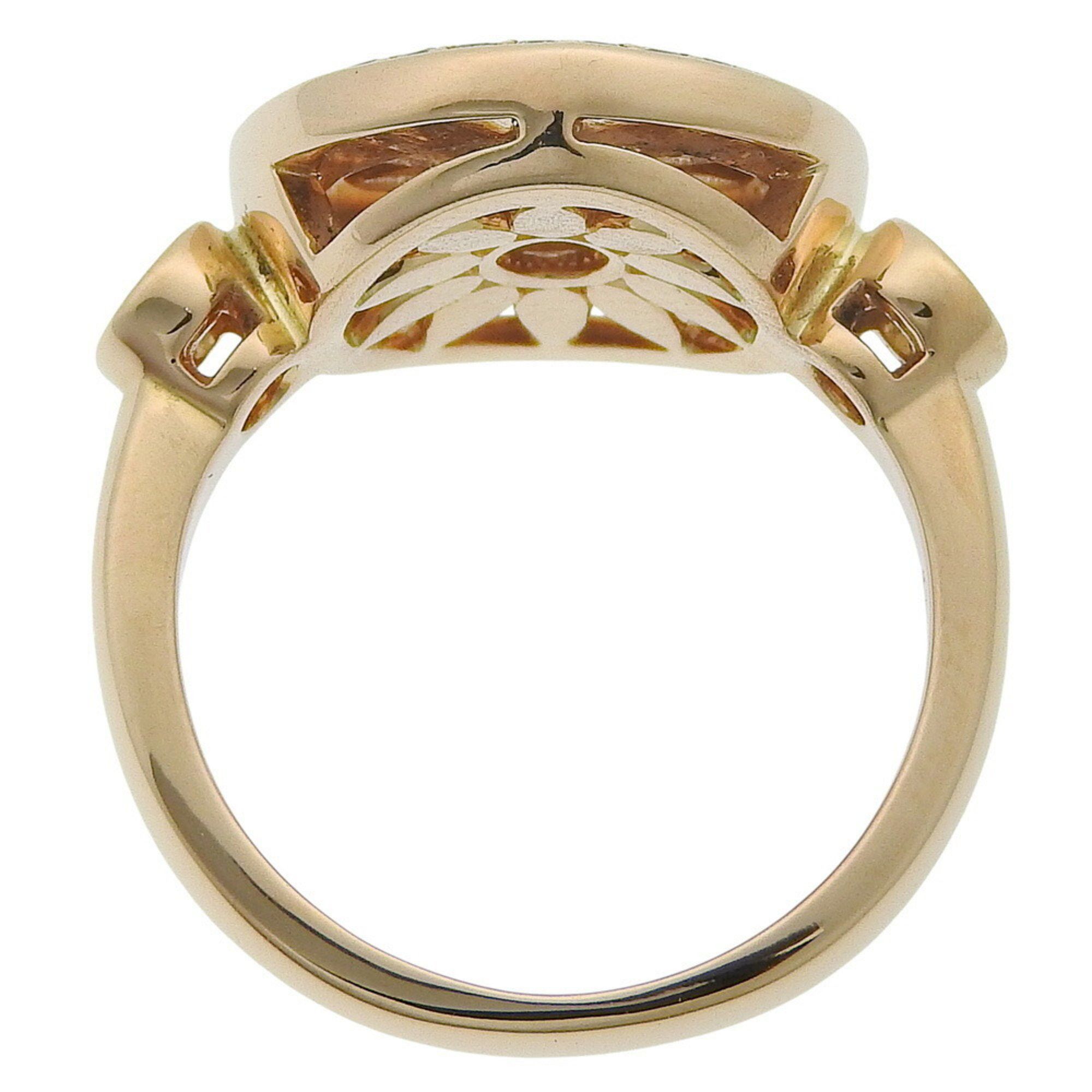 Harry Winston Harry Winston, Winston Gate, size 7.5, Rosette Circle Ring, FRDRRD1MWG, 18K Yellow Gold with Diamonds, approximately 6.7g, Women's Size ONE SIZE - 6 Thumbnail
