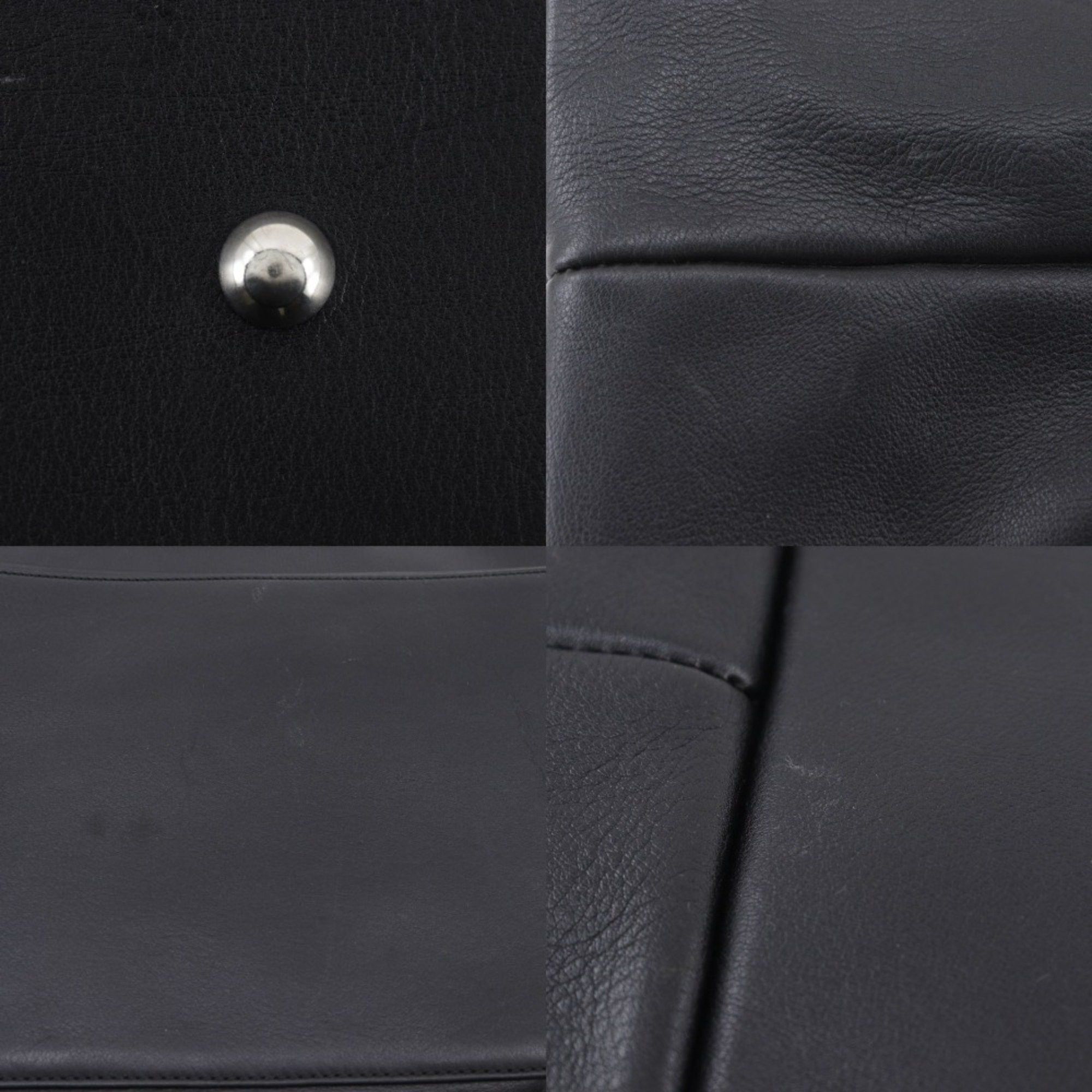 Gucci Gucci Boston bag in black calfskin, unisex Size ONE SIZE - 9 Thumbnail