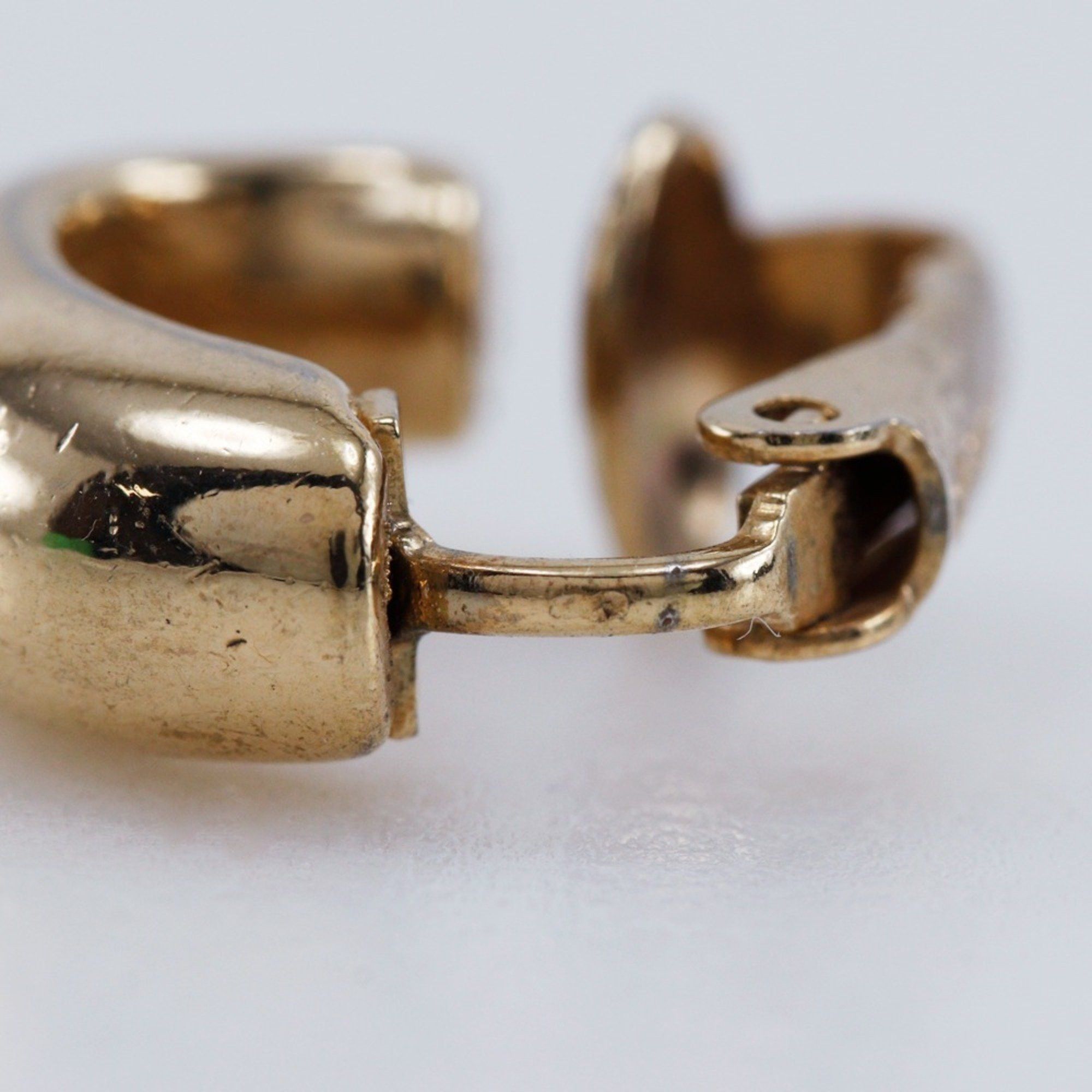 Dior Christian Dior Gold-Plated Earrings, Approx. 5.8g, Women's Size ONE SIZE - 7 Thumbnail