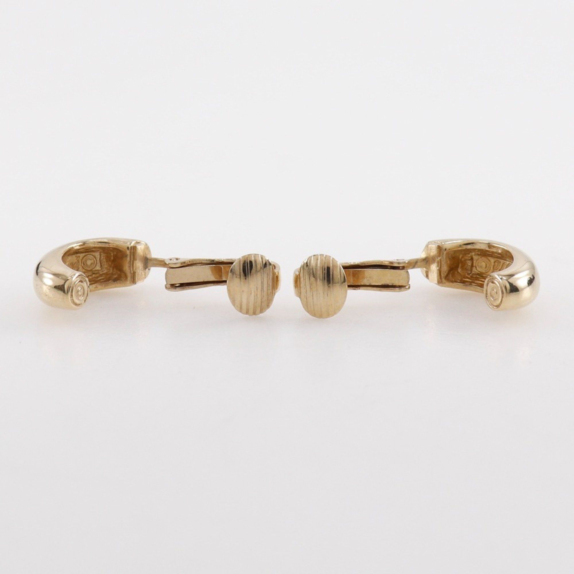 Dior Christian Dior Gold-Plated Earrings, Approx. 5.8g, Women's Size ONE SIZE - 4 Thumbnail