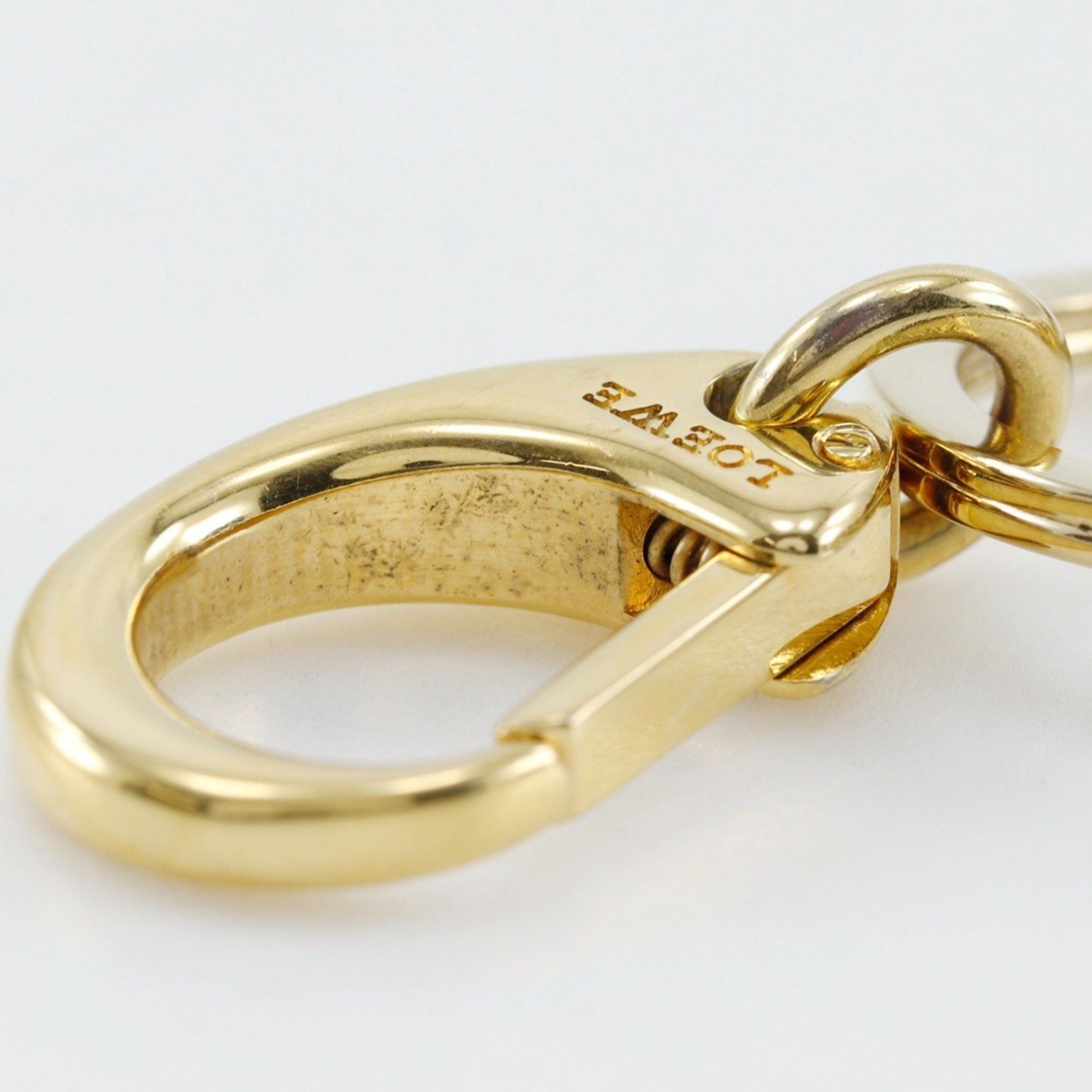 Loewe LOEWE Anagram Keychain Bag Charm, Gold Plated, Women's, S180925741 Size ONE SIZE - 5 Thumbnail