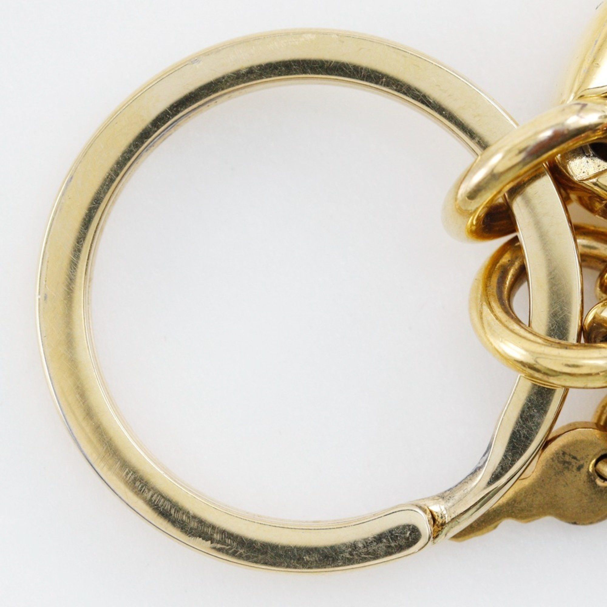 Loewe LOEWE Anagram Keychain Bag Charm, Gold Plated, Women's, S180925741 Size ONE SIZE - 6 Thumbnail