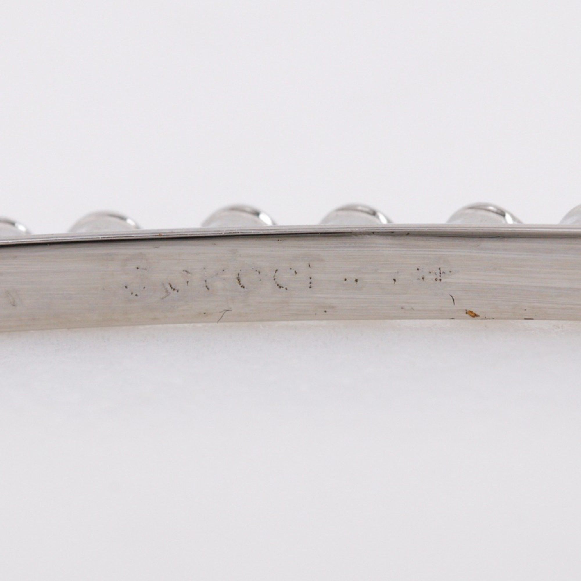 Gucci Gucci GG x Rhinestone Silver Headband for Women Size ONE SIZE - 5 Thumbnail