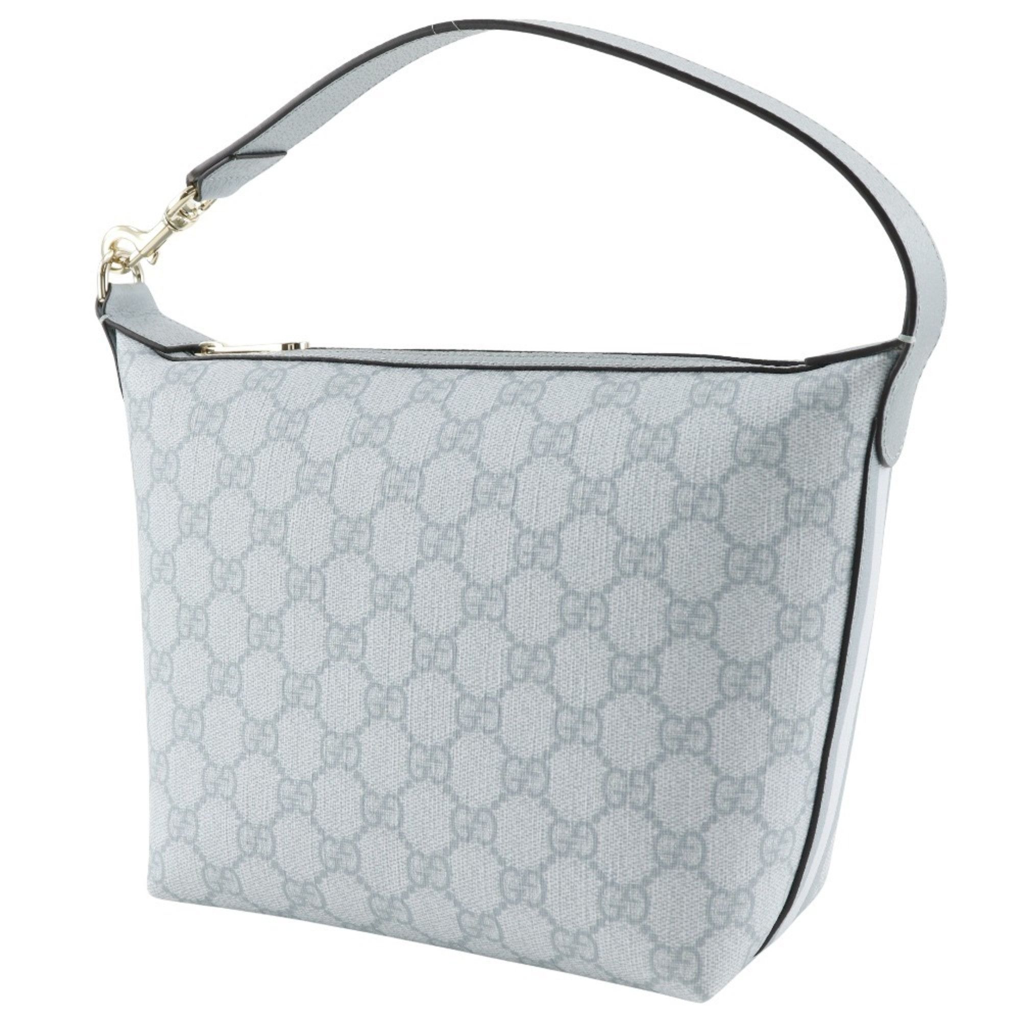Gucci Gucci Ophidia Super Mini Shoulder Bag 795170 FAD09 8741 in GG Supreme Canvas, Dusty Blue. Women's. S173025653. Size ONE SIZE - 2 Thumbnail
