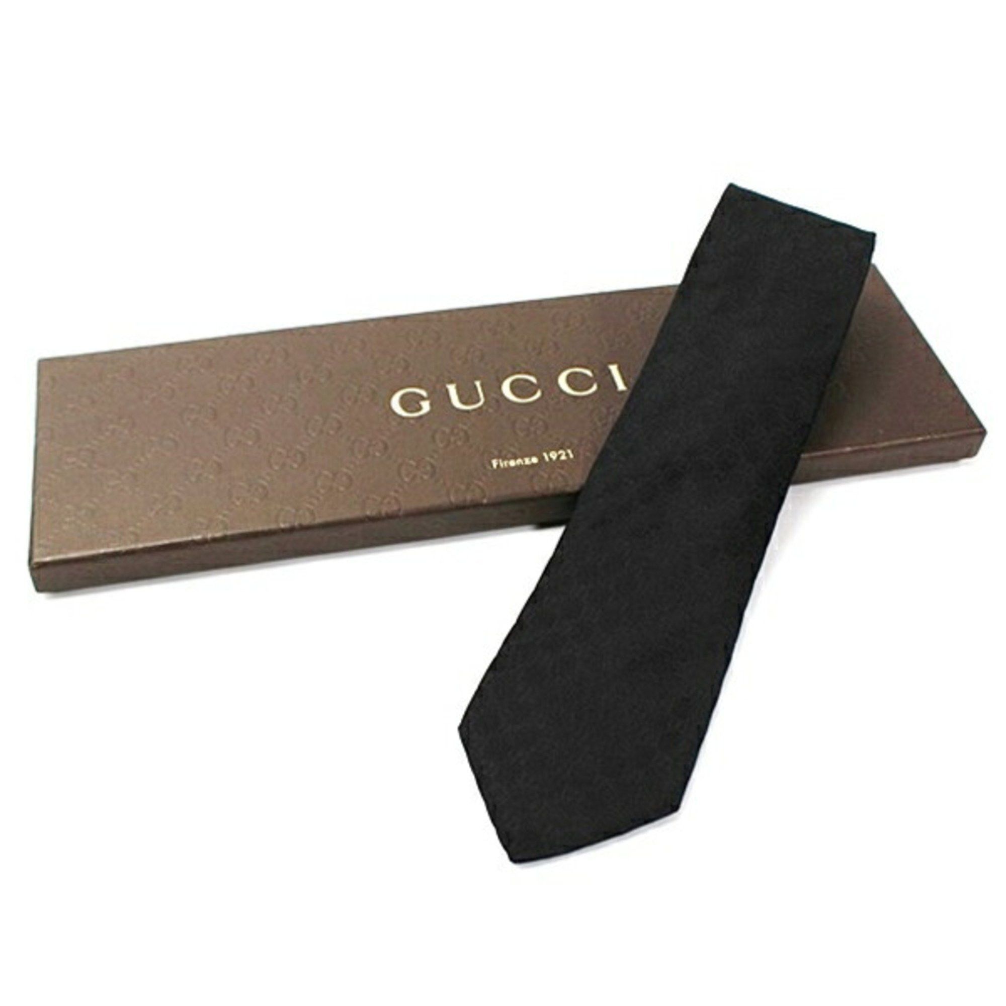 Gucci Gucci Silk Tie GG Pattern GUCCI Men's Size ONE SIZE - 3 Thumbnail