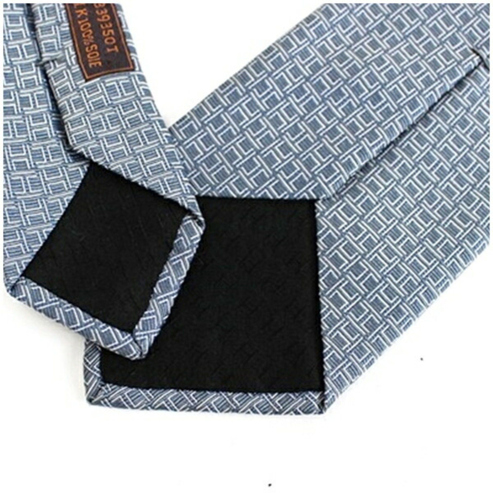 Hermes Hermes Hermès silk tie, H pattern, slim fit, for men Size ONE SIZE - 5 Thumbnail