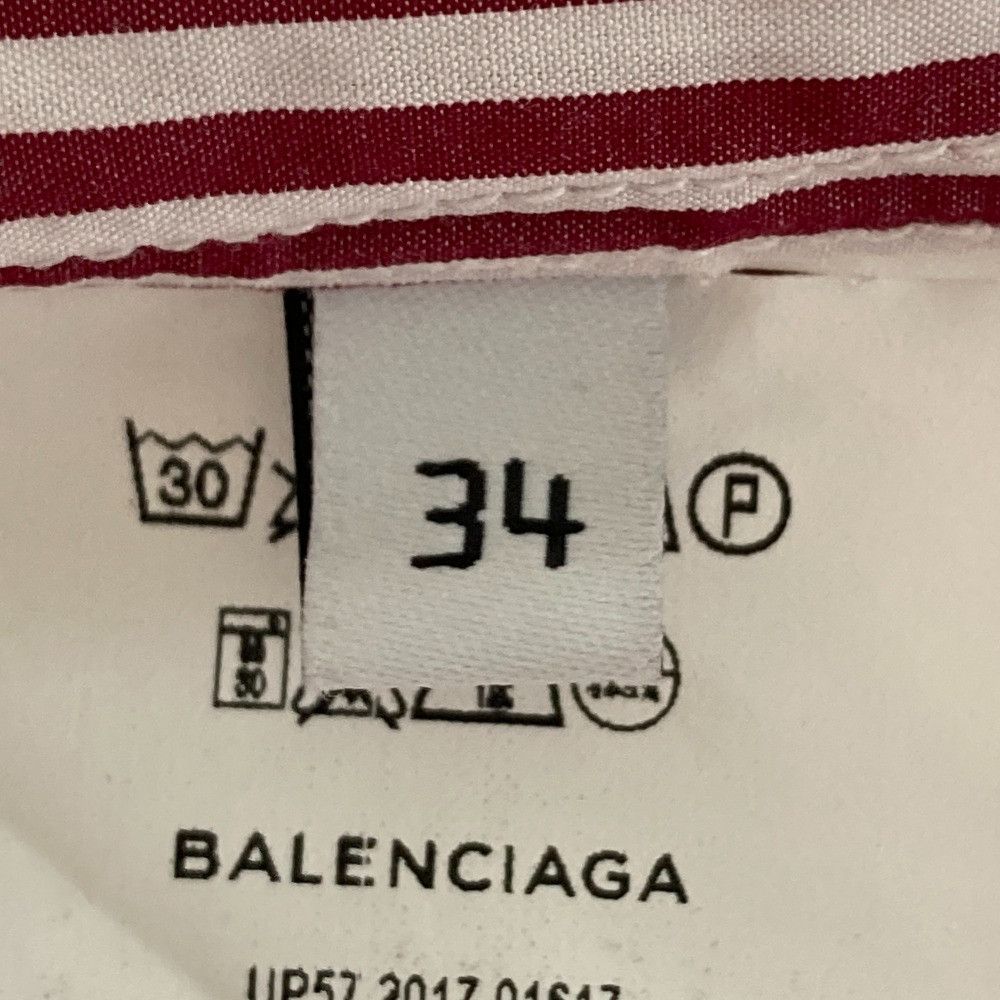 Balenciaga Balenciaga Balenciaga Stripe Long Sleeve Shirt Cotton Dress Shirt DUTY FREE for USA Size ONE SIZE - 5 Thumbnail