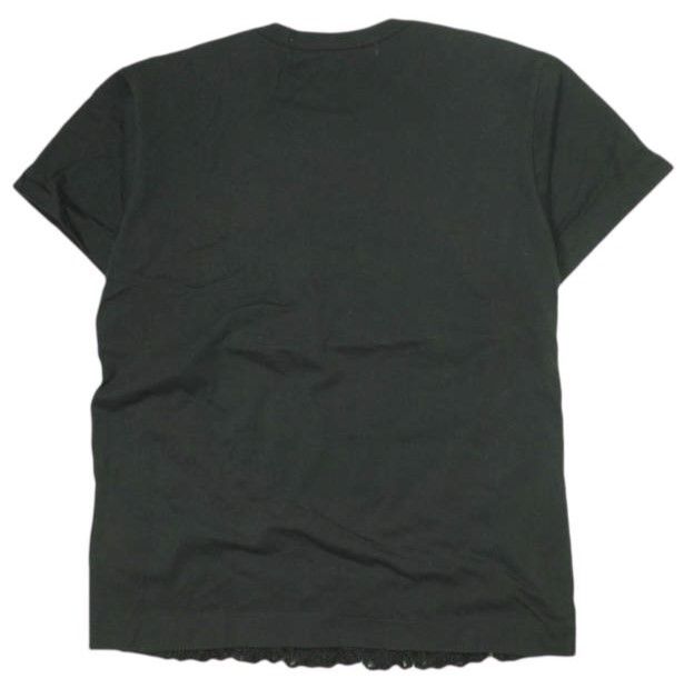 Other Other tao COMME des GARCONS Cotton Jersey×Nylon Tulle Embroidery T-shirt Cotton T-Shirts TN-T005 DUTY FREE for USA Size ONE SIZE - 2 Thumbnail