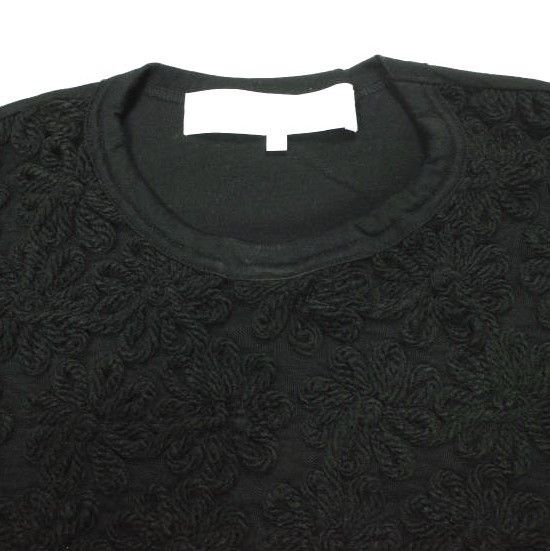 Other Other tao COMME des GARCONS Cotton Jersey×Nylon Tulle Embroidery T-shirt Cotton T-Shirts TN-T005 DUTY FREE for USA Size ONE SIZE - 4 Thumbnail