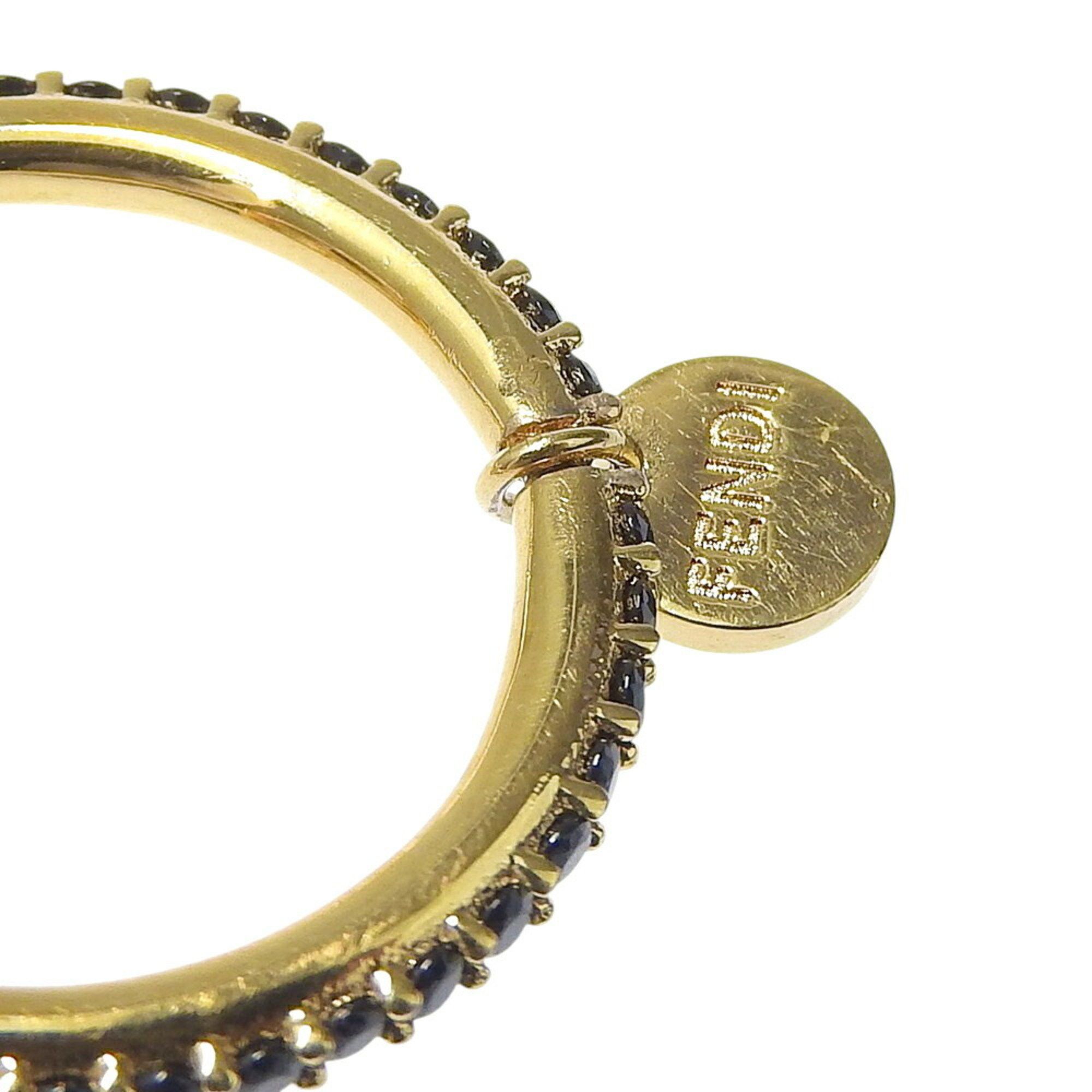 Fendi FENDI F Is Ring, GP Black Stone, Size 12, Size ONE SIZE - 3 Thumbnail