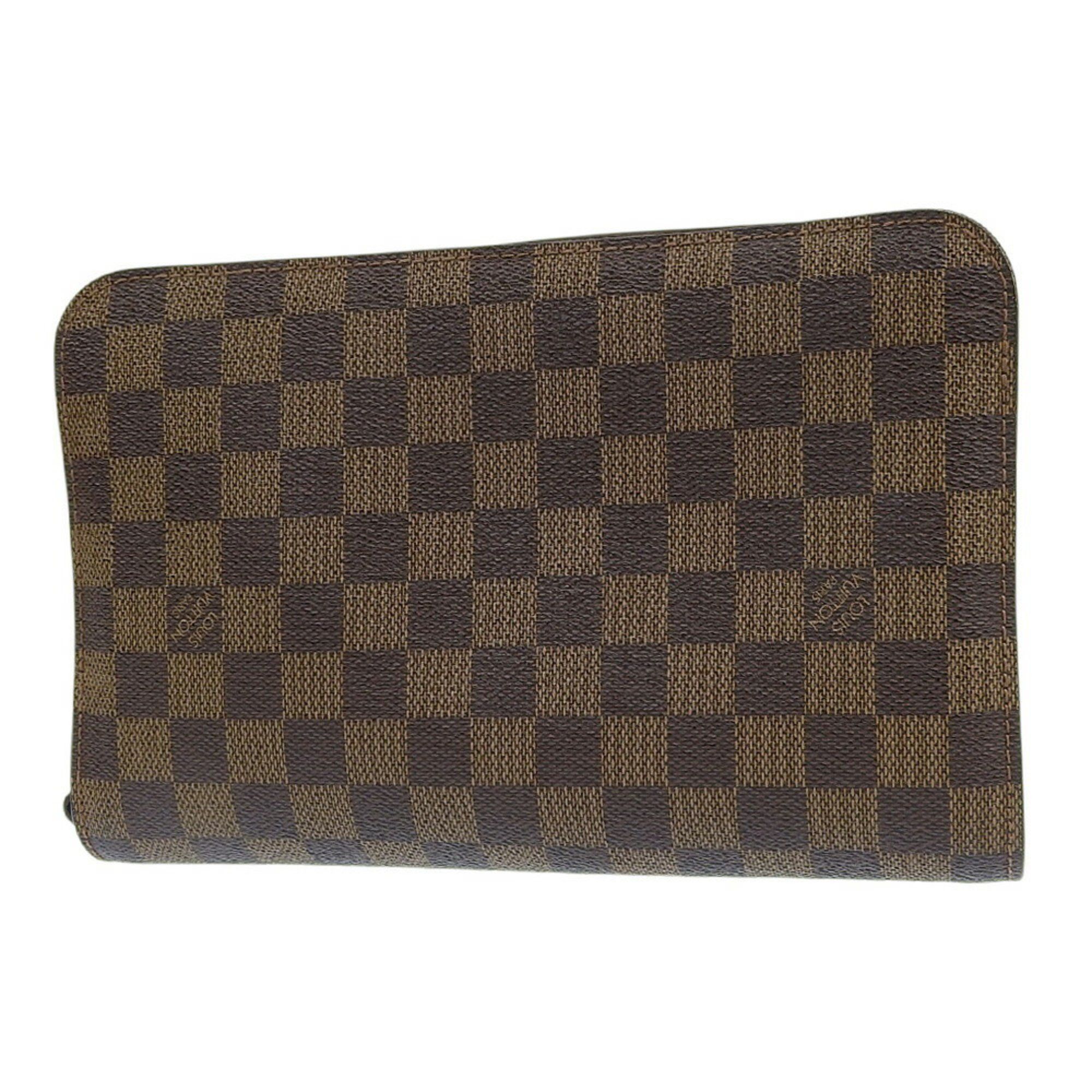 Louis Vuitton Louis Vuitton Damier Saint Second Bag N51993 Ebene Clutch Size ONE SIZE - 2 Thumbnail